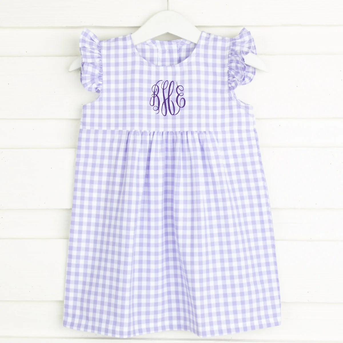 Purple Gingham Anna Dress