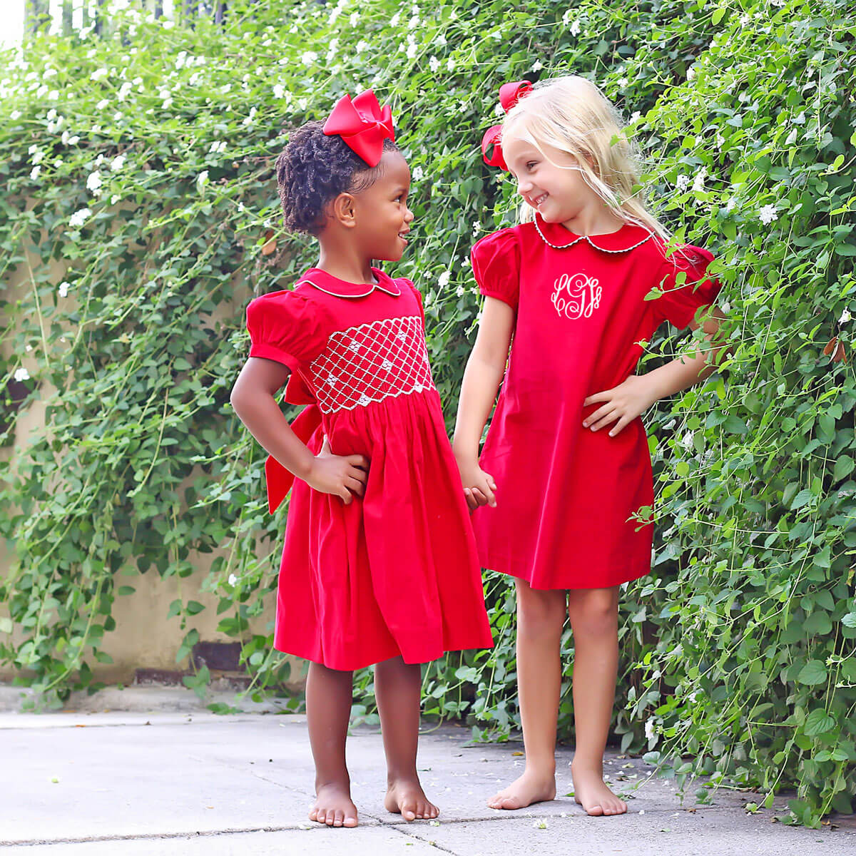 Red Corduroy Sally Dress - Image 6