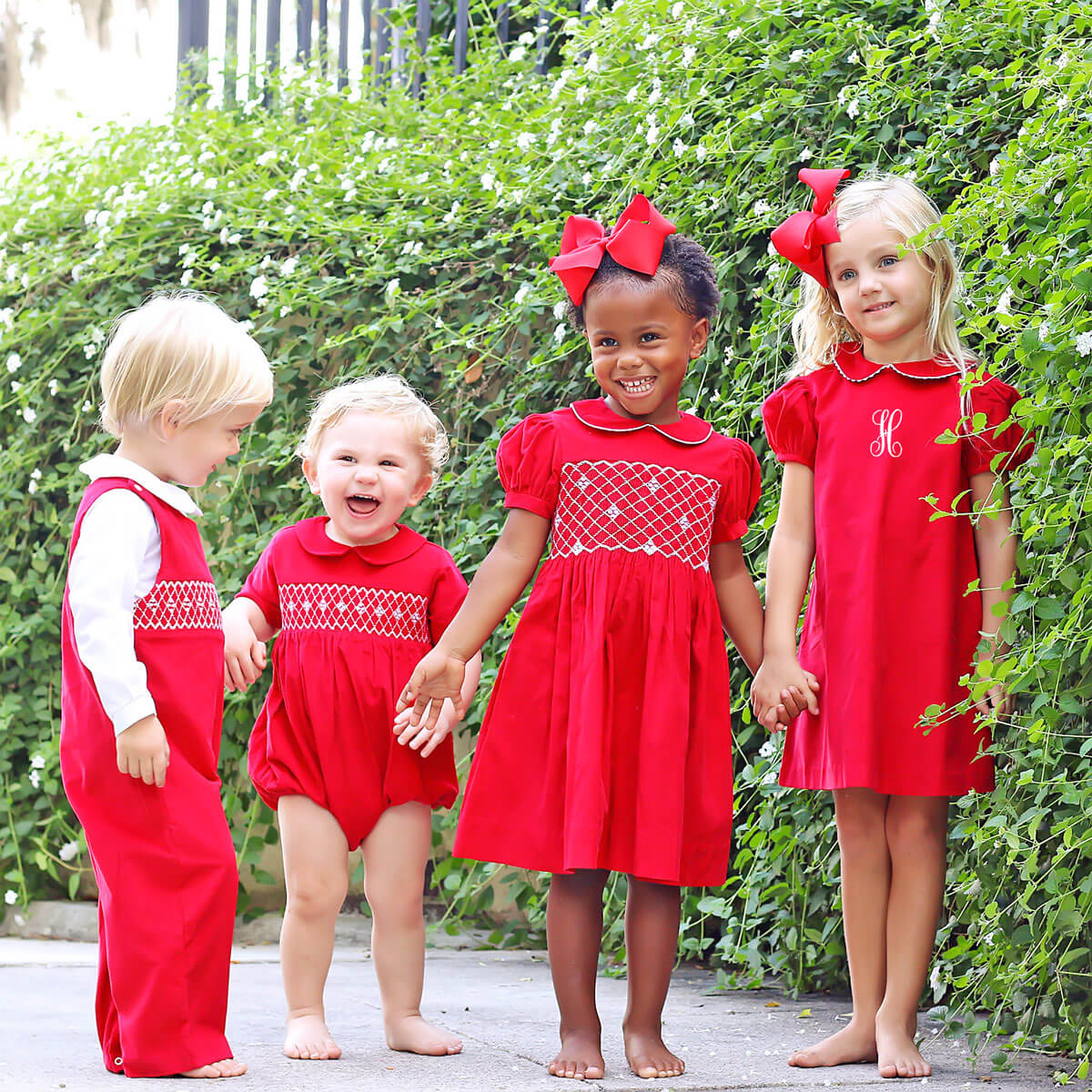 Red Corduroy Sally Dress - Image 8