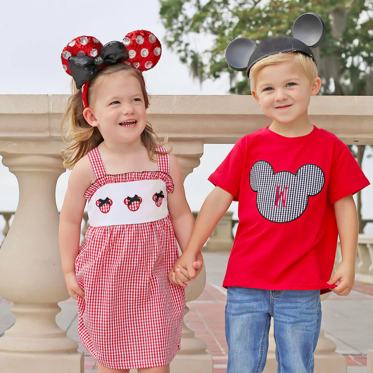 Mouse Ears Red Gingham Cara Dress - Image 5