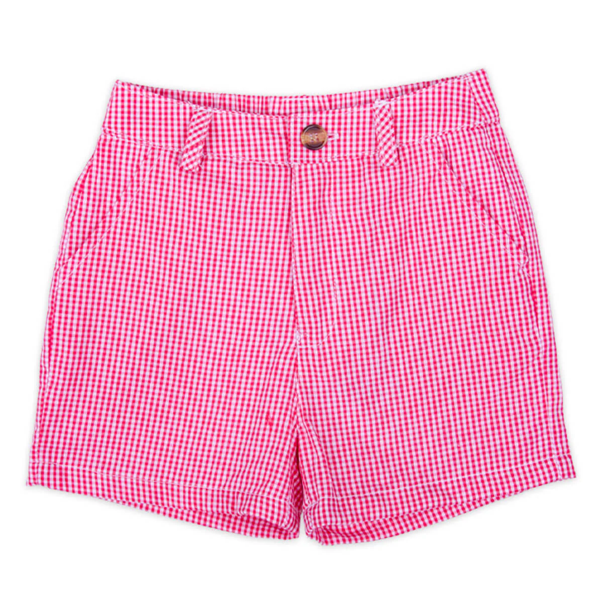 Gingham Standard Shorts Red