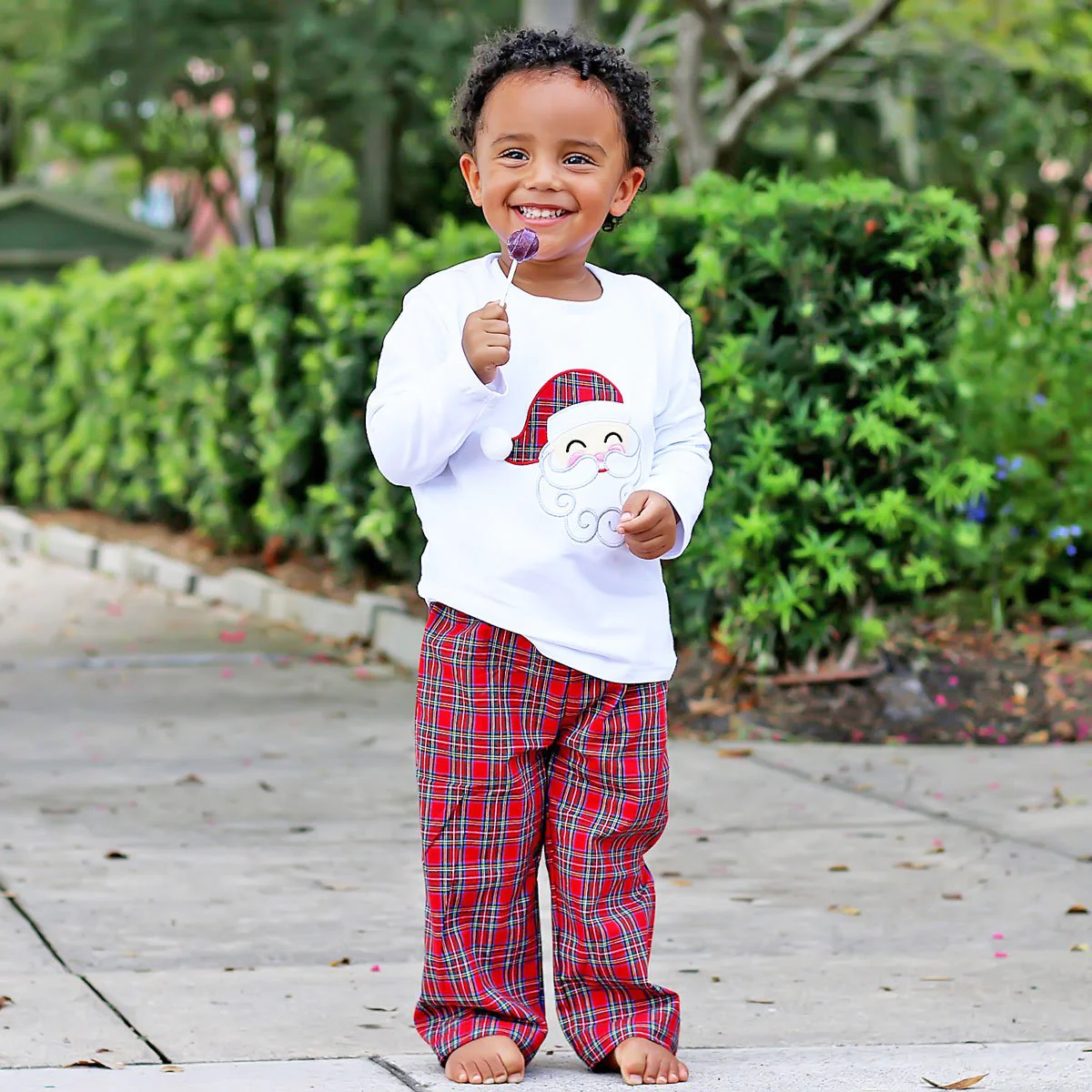 Red Plaid Boys Pant - Image 5