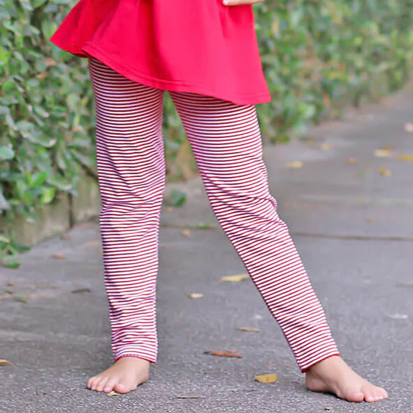 Red Stripe Leggings