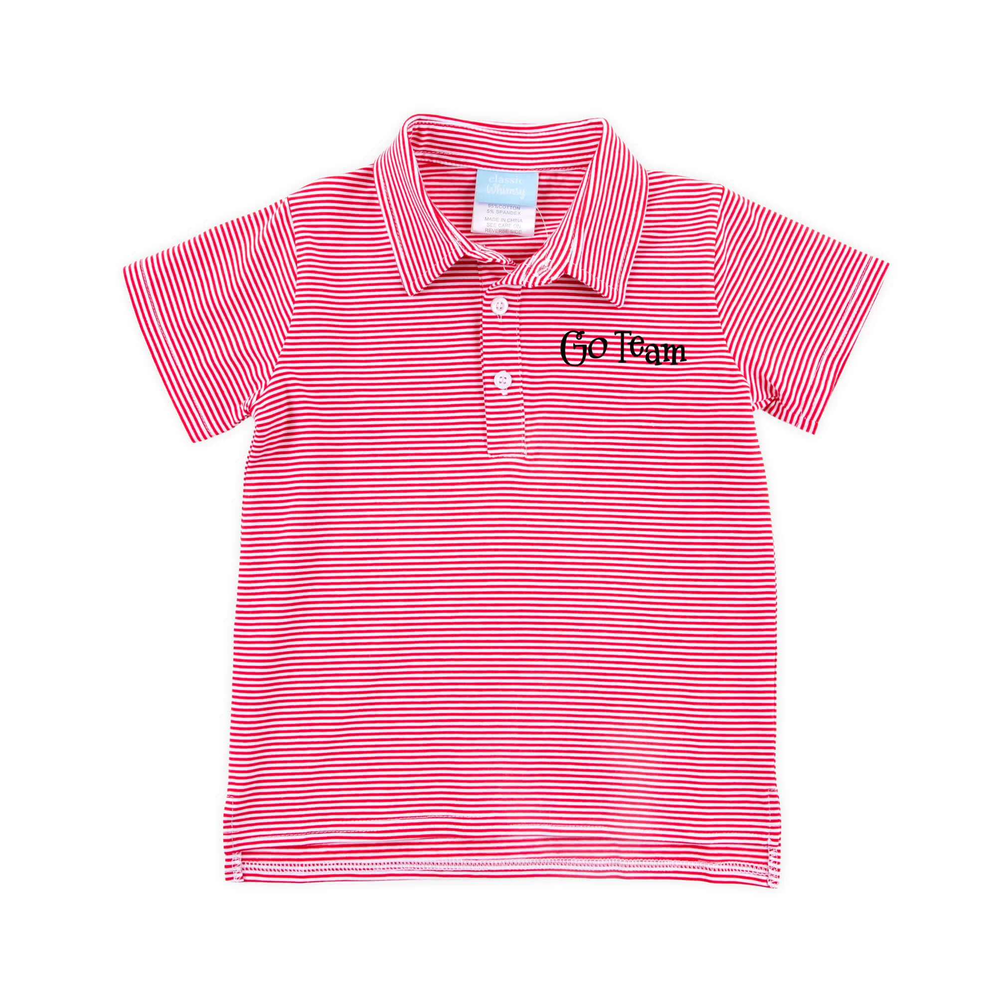 Red Stripe Polo - Image 3