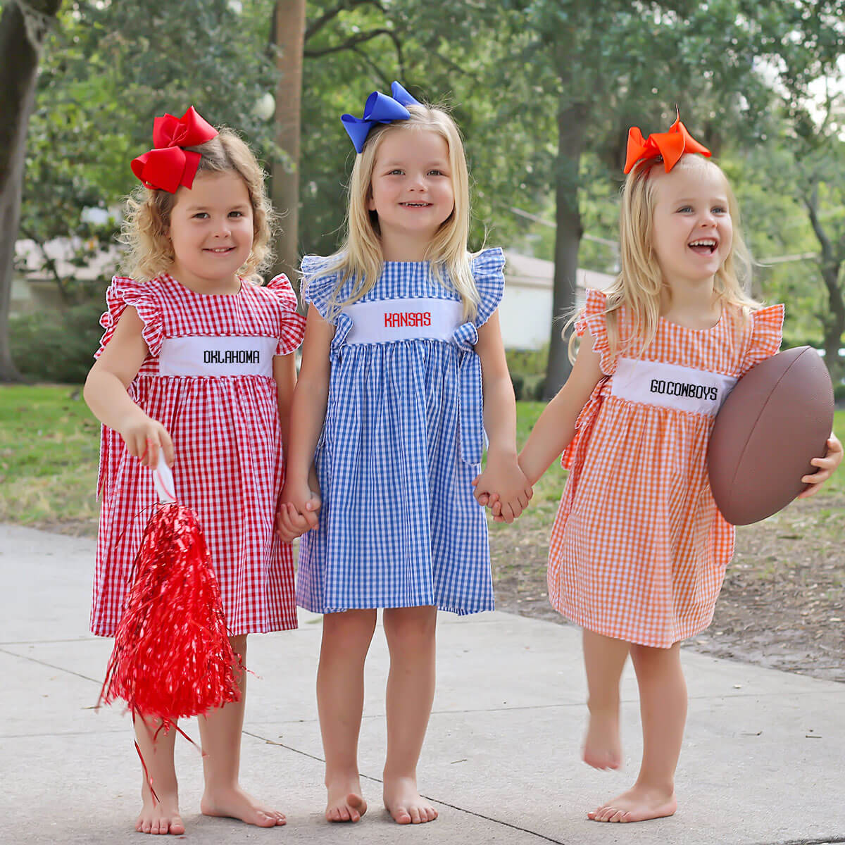 Royal Blue Gingham Avery Dress - Image 8