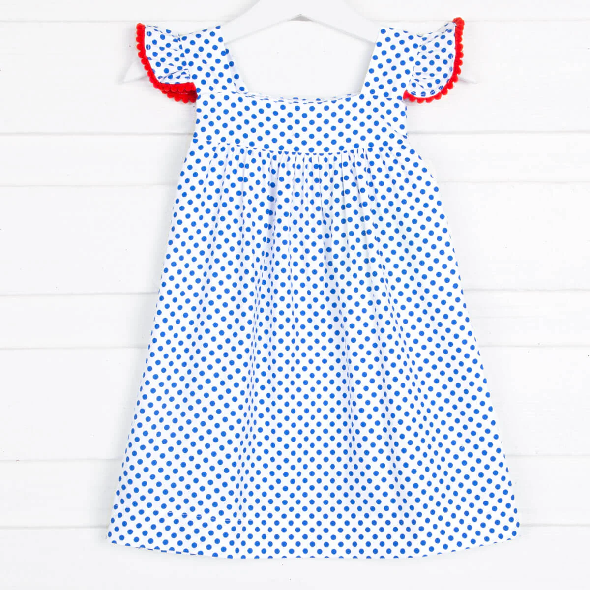 Royal Polka Dot Amy Dress