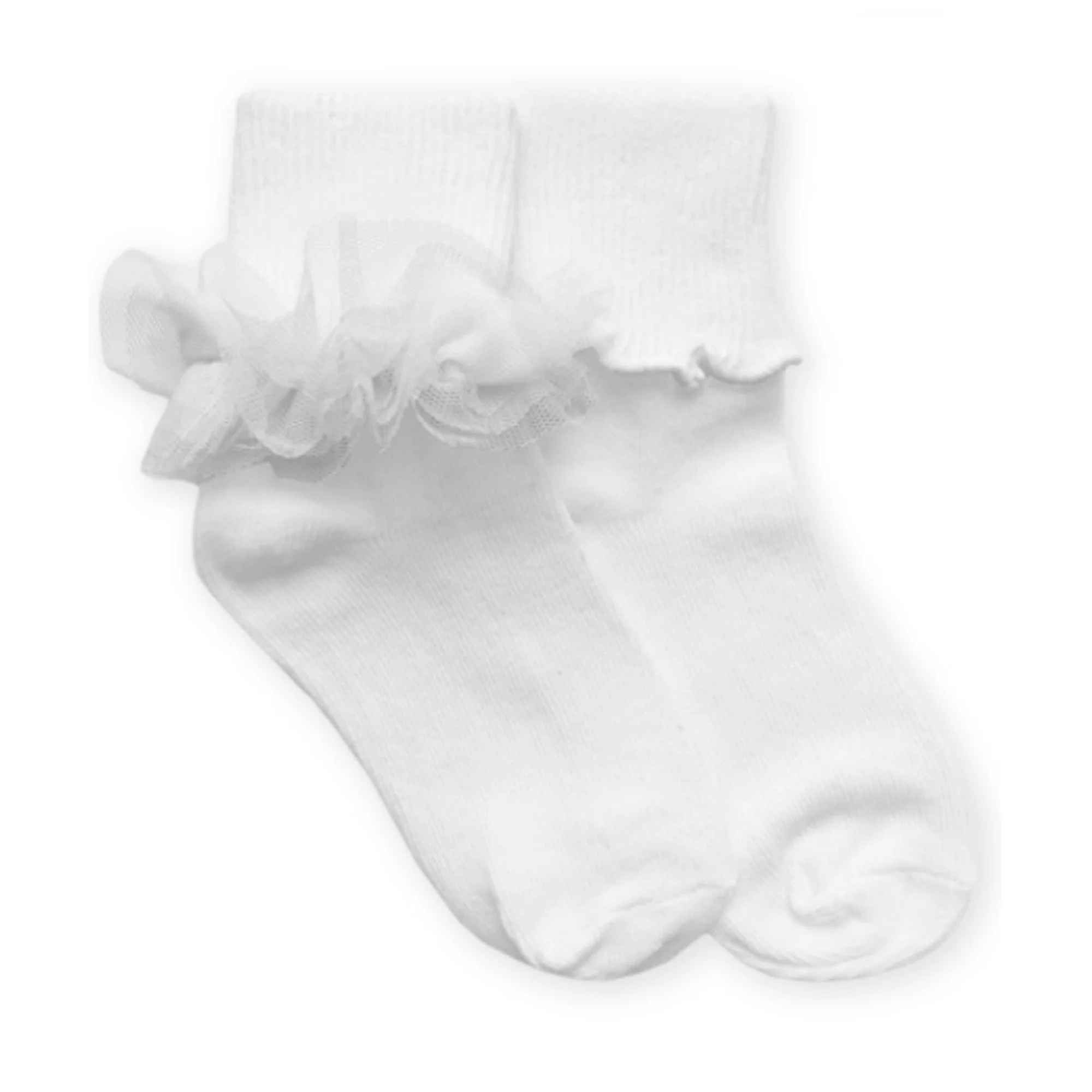Ruffle & Ripple Edge Socks (2-Pack)