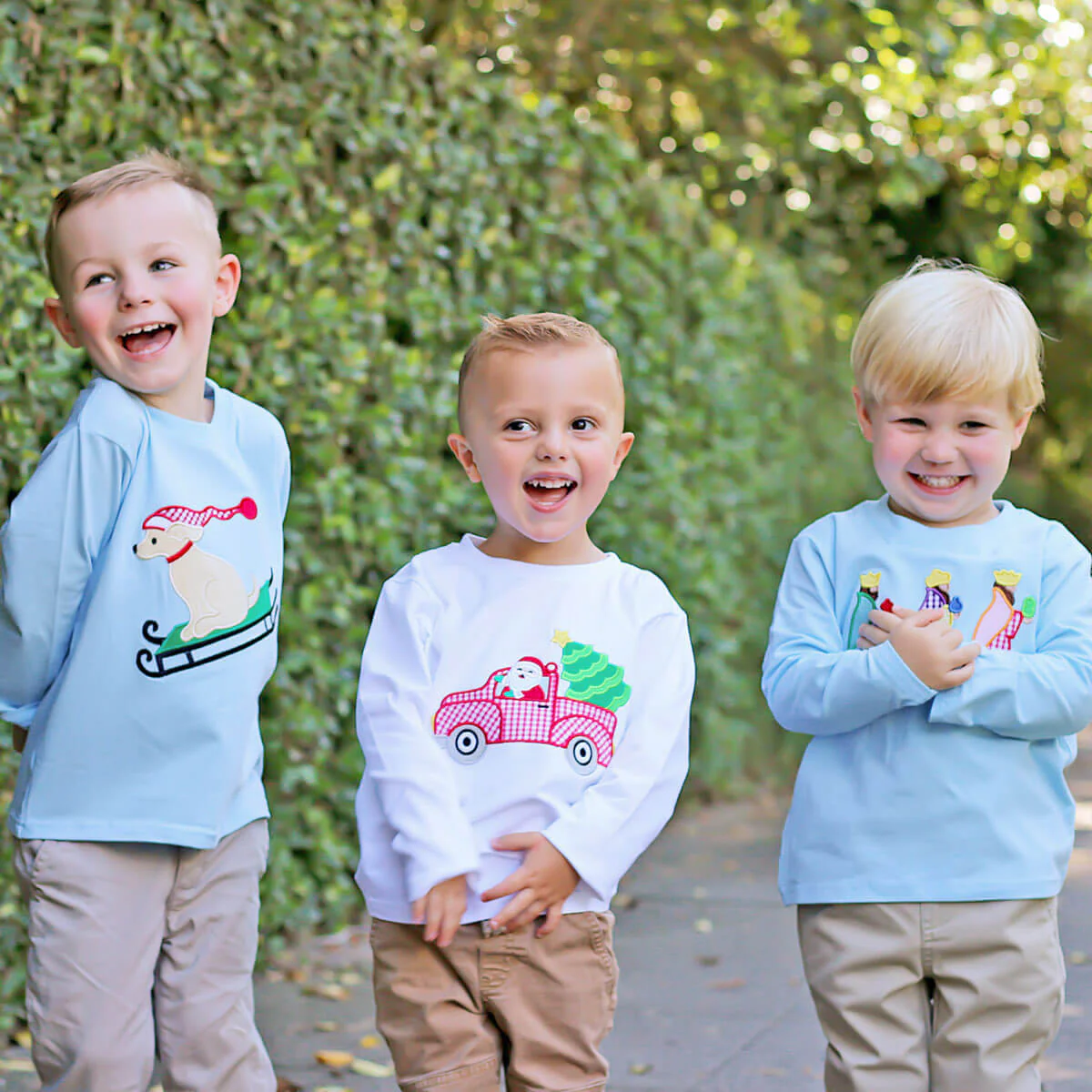 Santa Truck Long Sleeve Shirt - Image 4