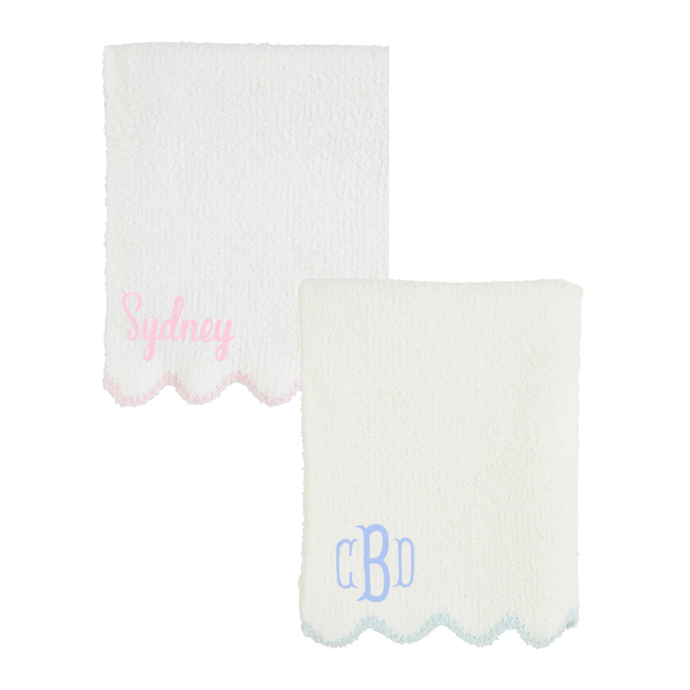 Scallop Chenille Blanket