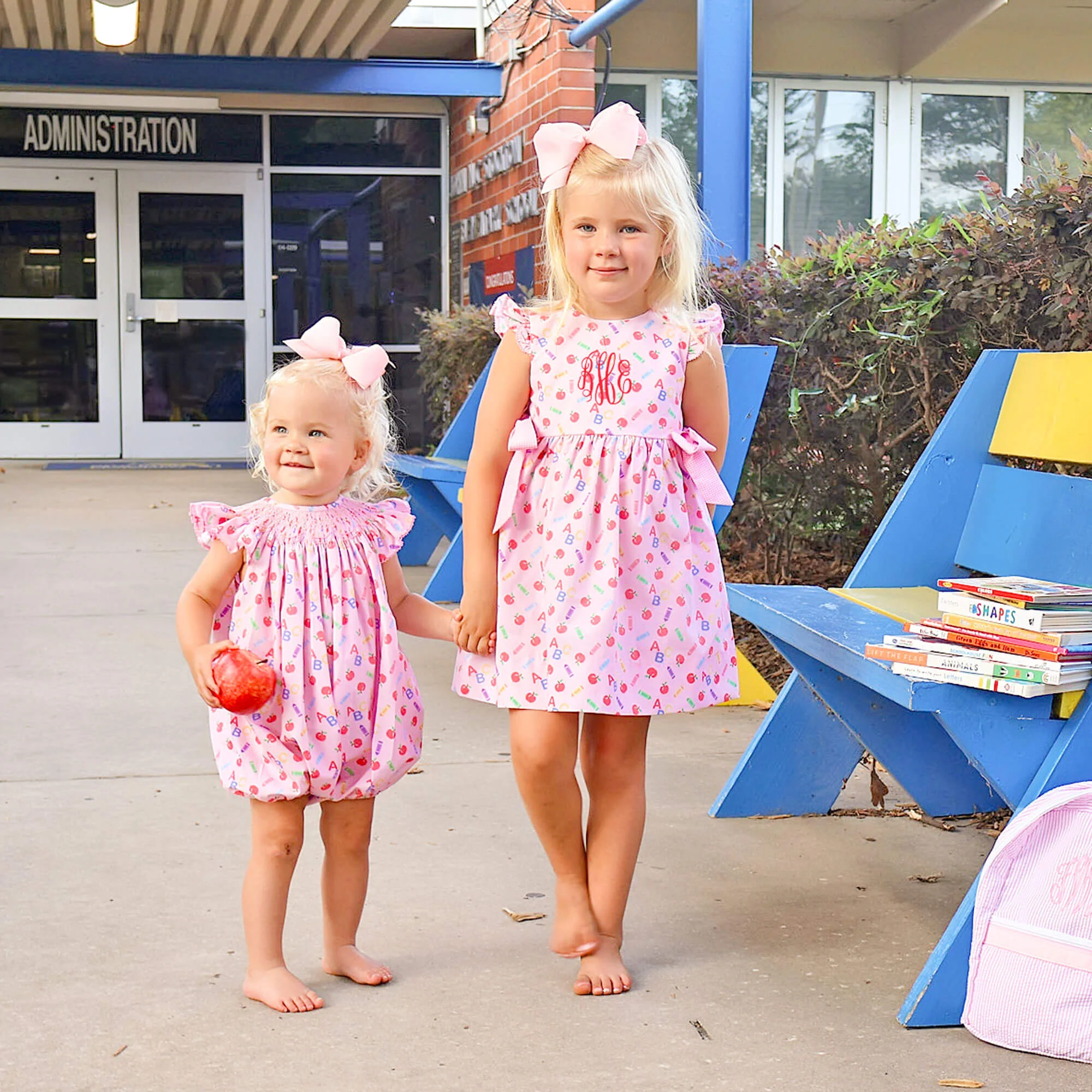 School Essentials Pink Avery Dress - Image 6