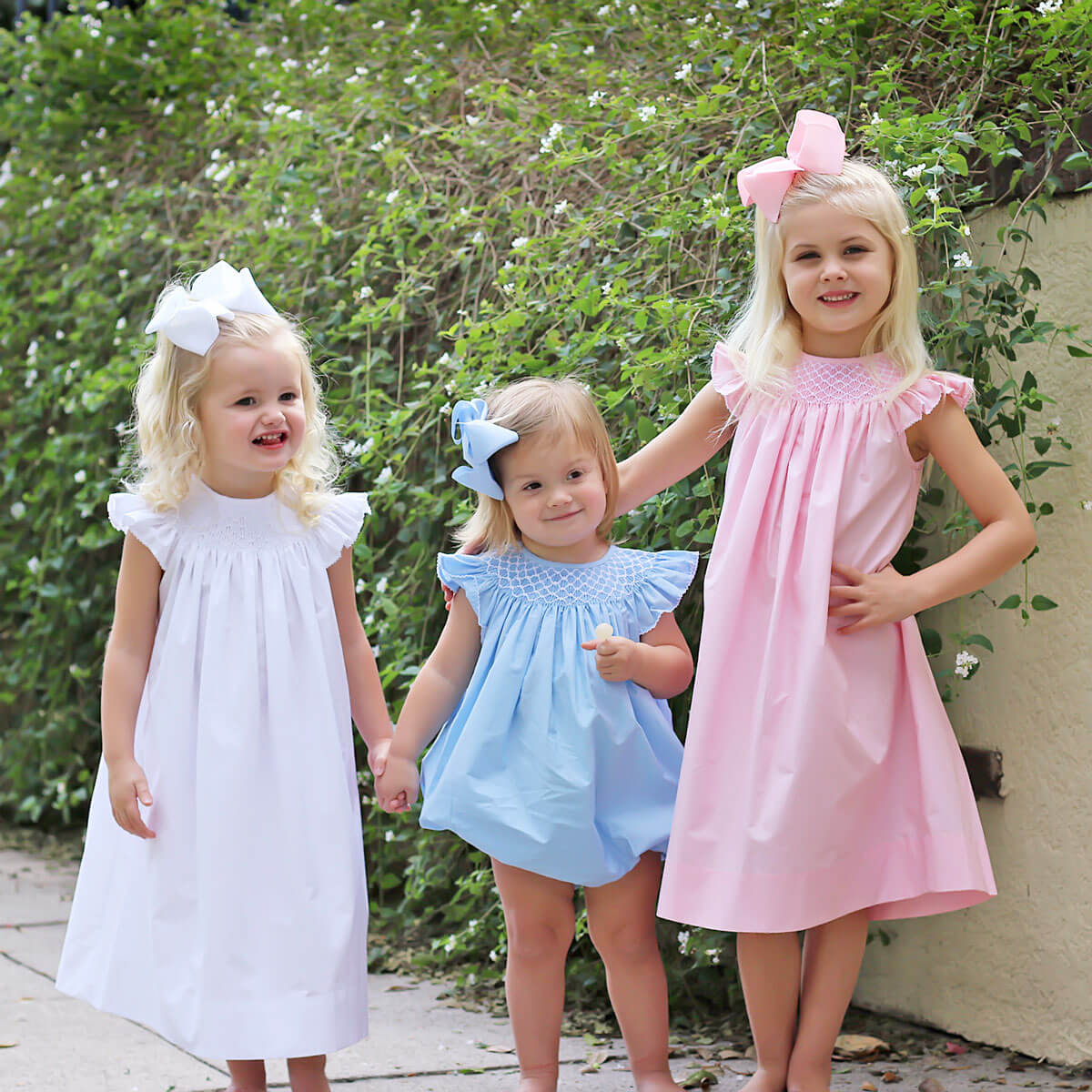 Shine Like A Pearl Pink Smocked Dress - Image 7