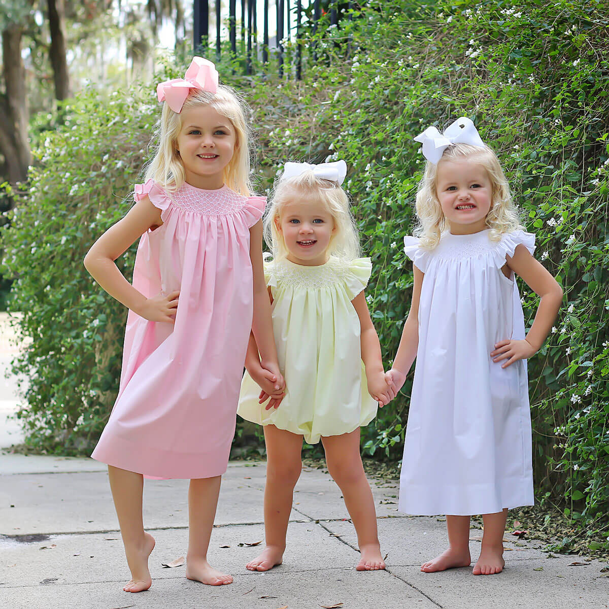 Shine Like A Pearl White Smocked Dress - Image 9