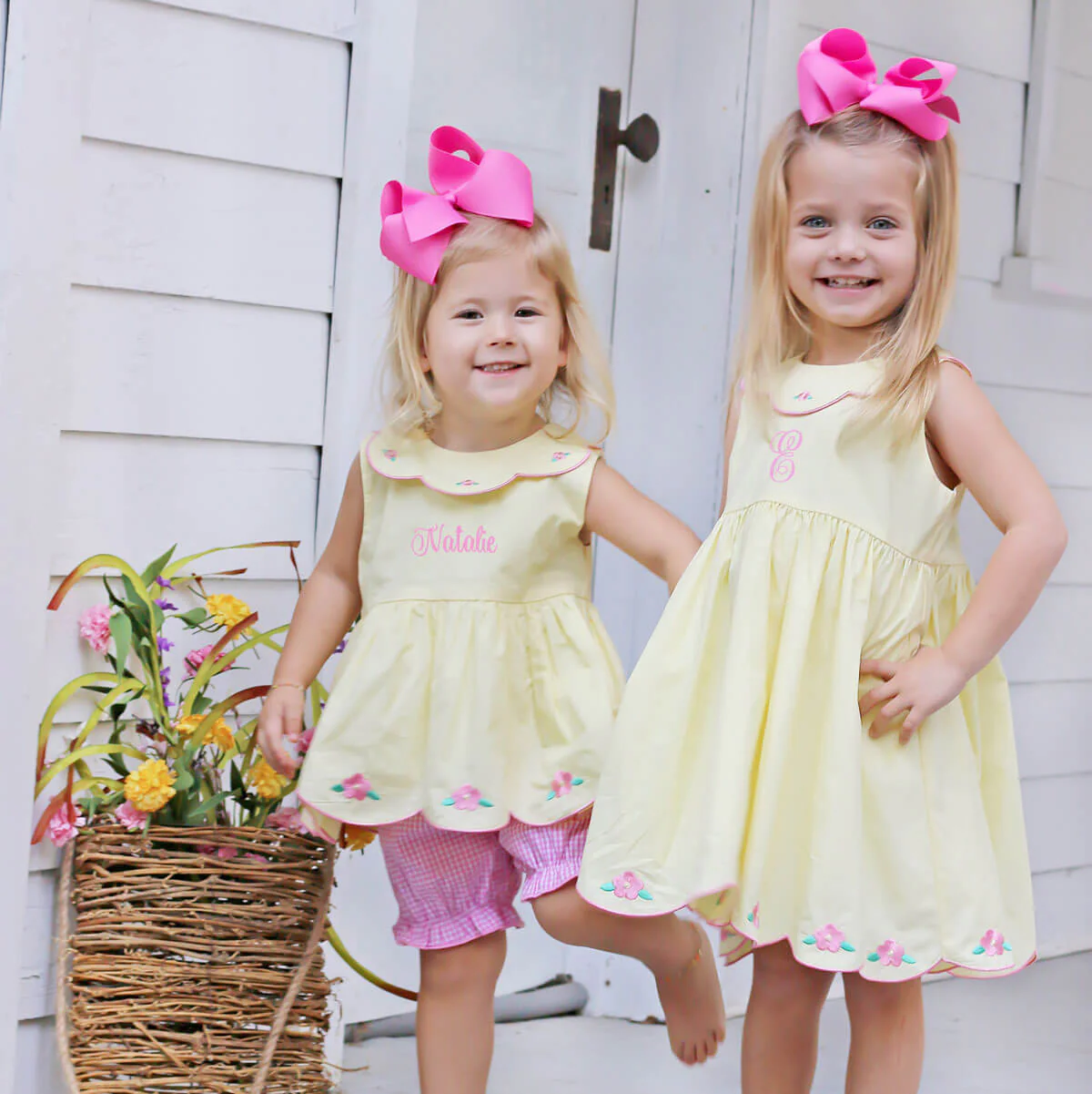 Simply Spring Flowers Yellow Lena Bloomer Set - Image 6