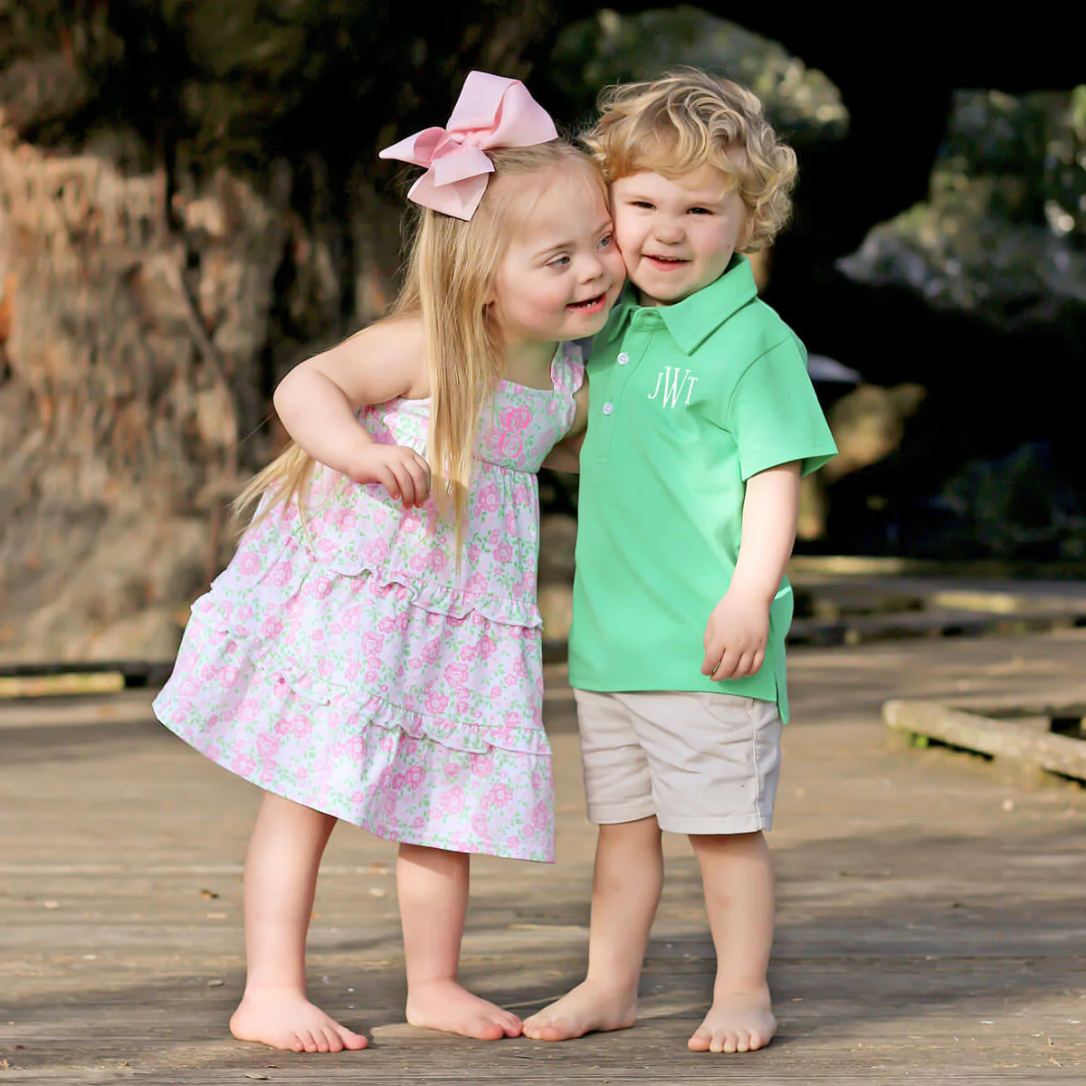 Solid Pique Polo Shirt Green - Image 3