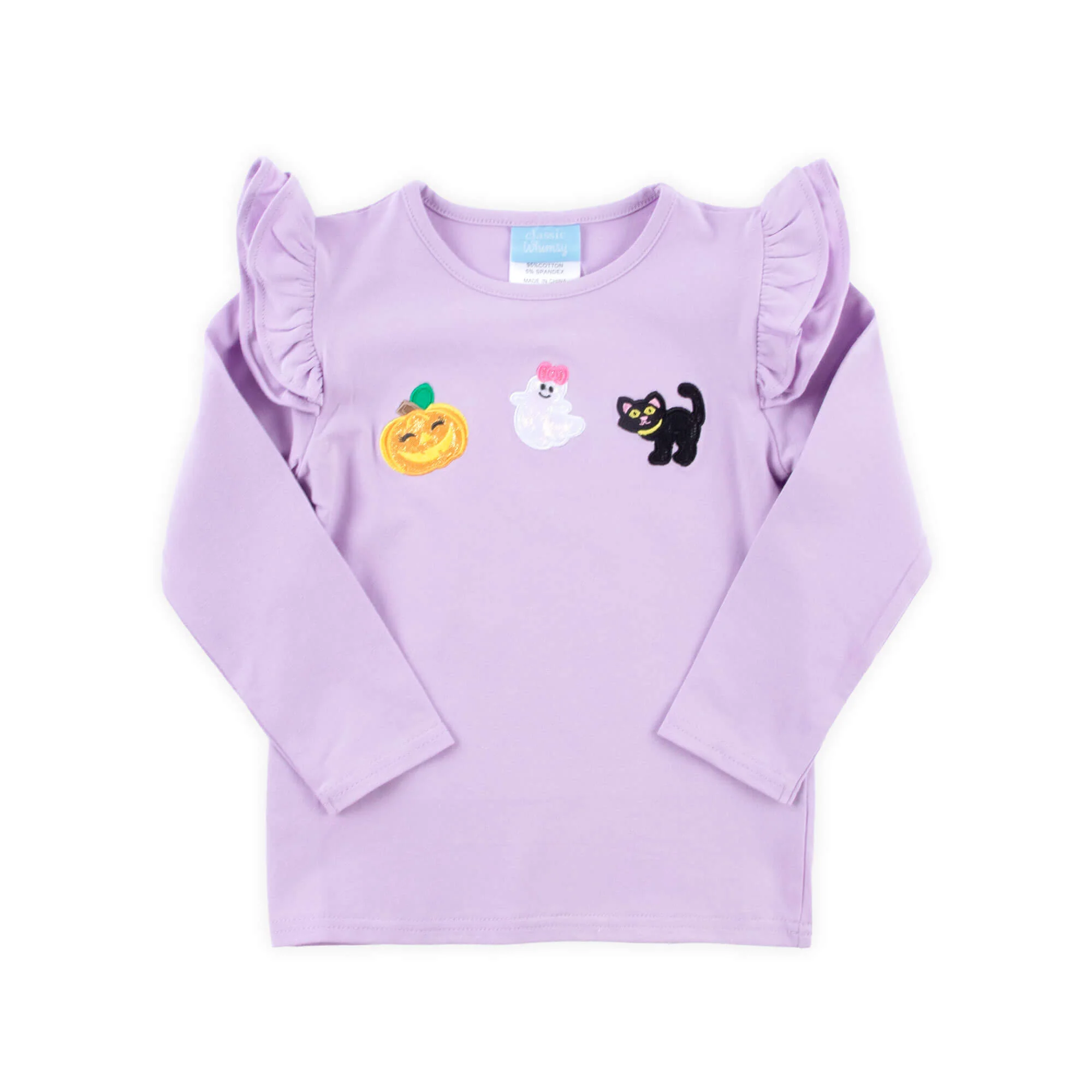 Spooky Purple Ruffle Top - Image 6