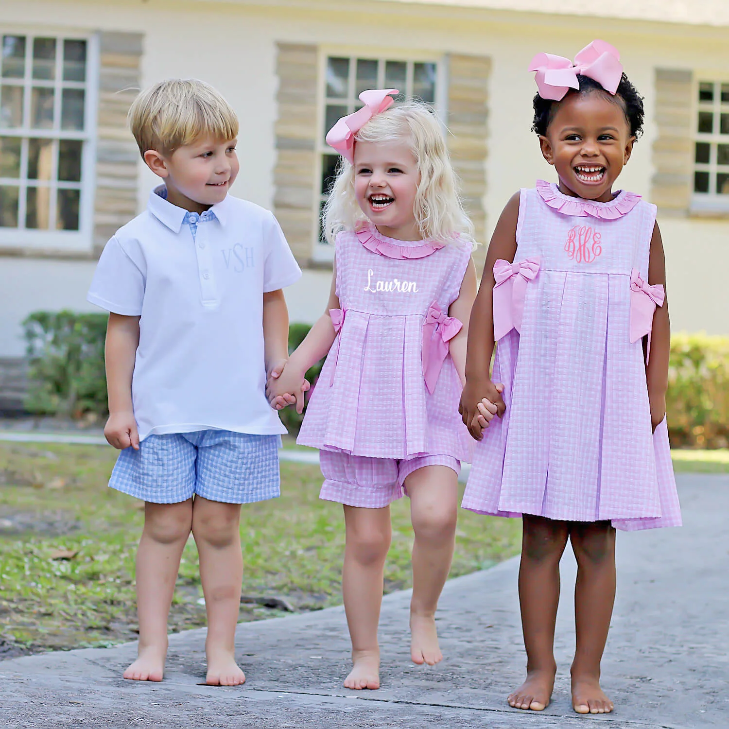 Hilton Head Plaid Pink Eloise Short Set - Image 5