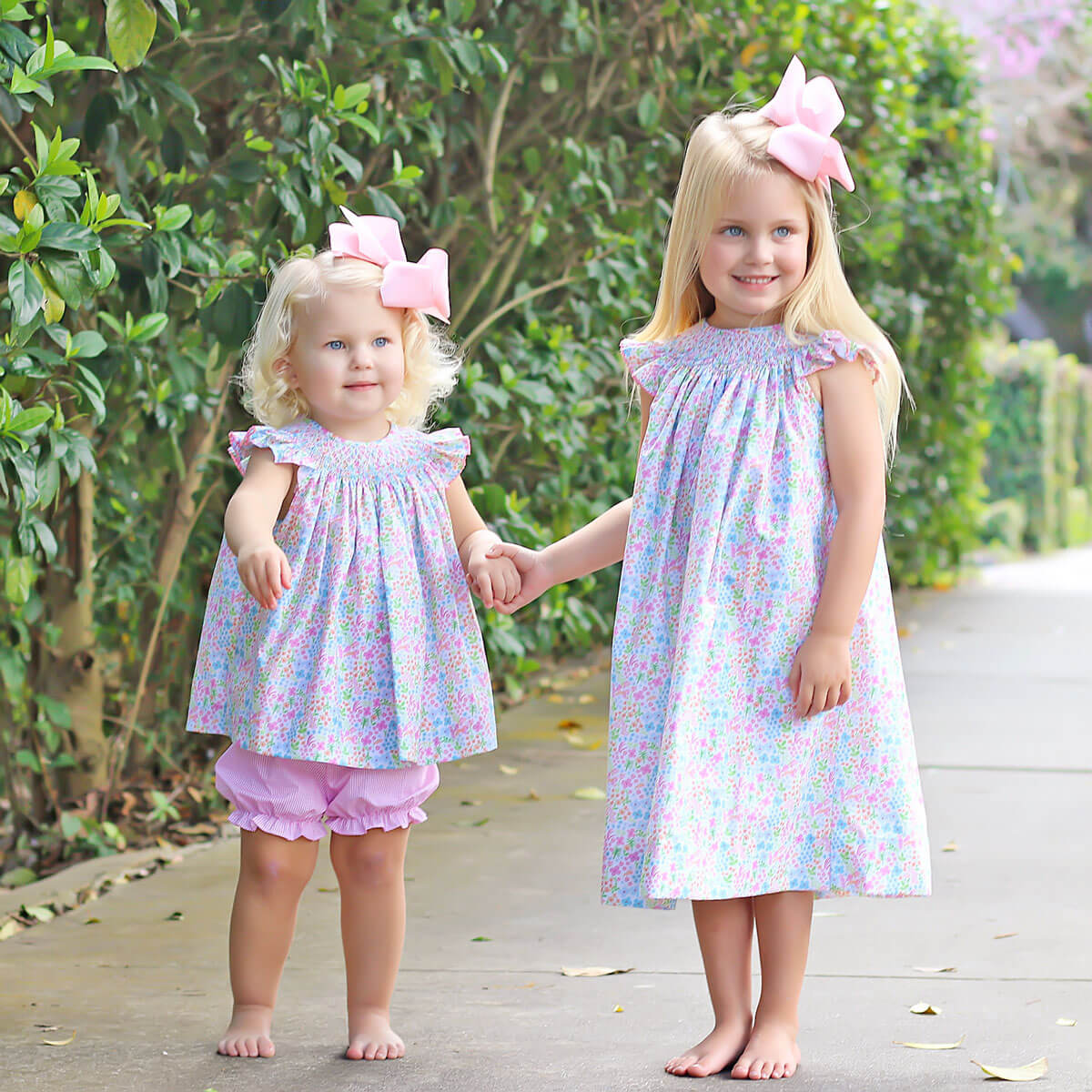Spring Garden Smocked Dress - Image 7