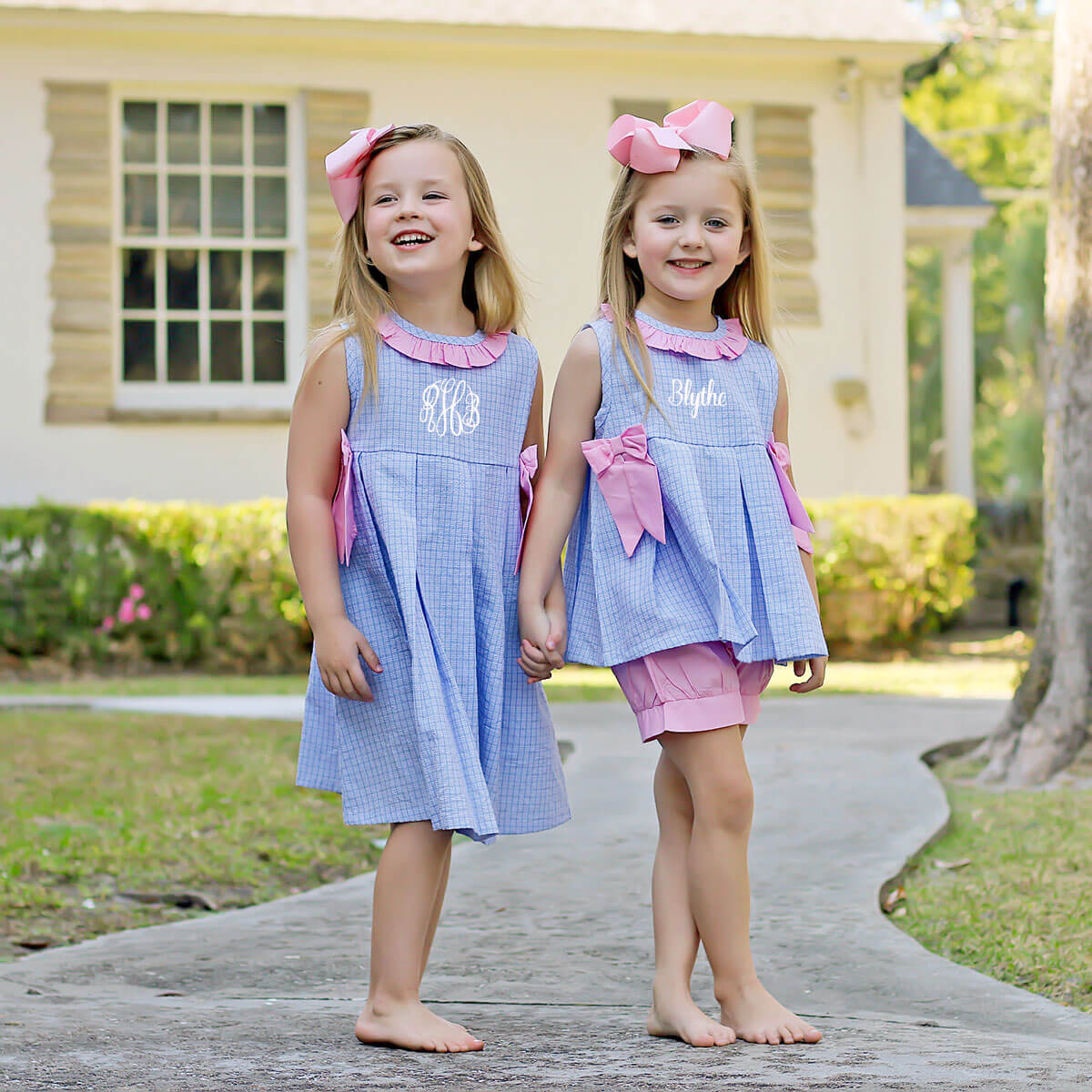 Camden Plaid Blue Eloise Dress - Image 7