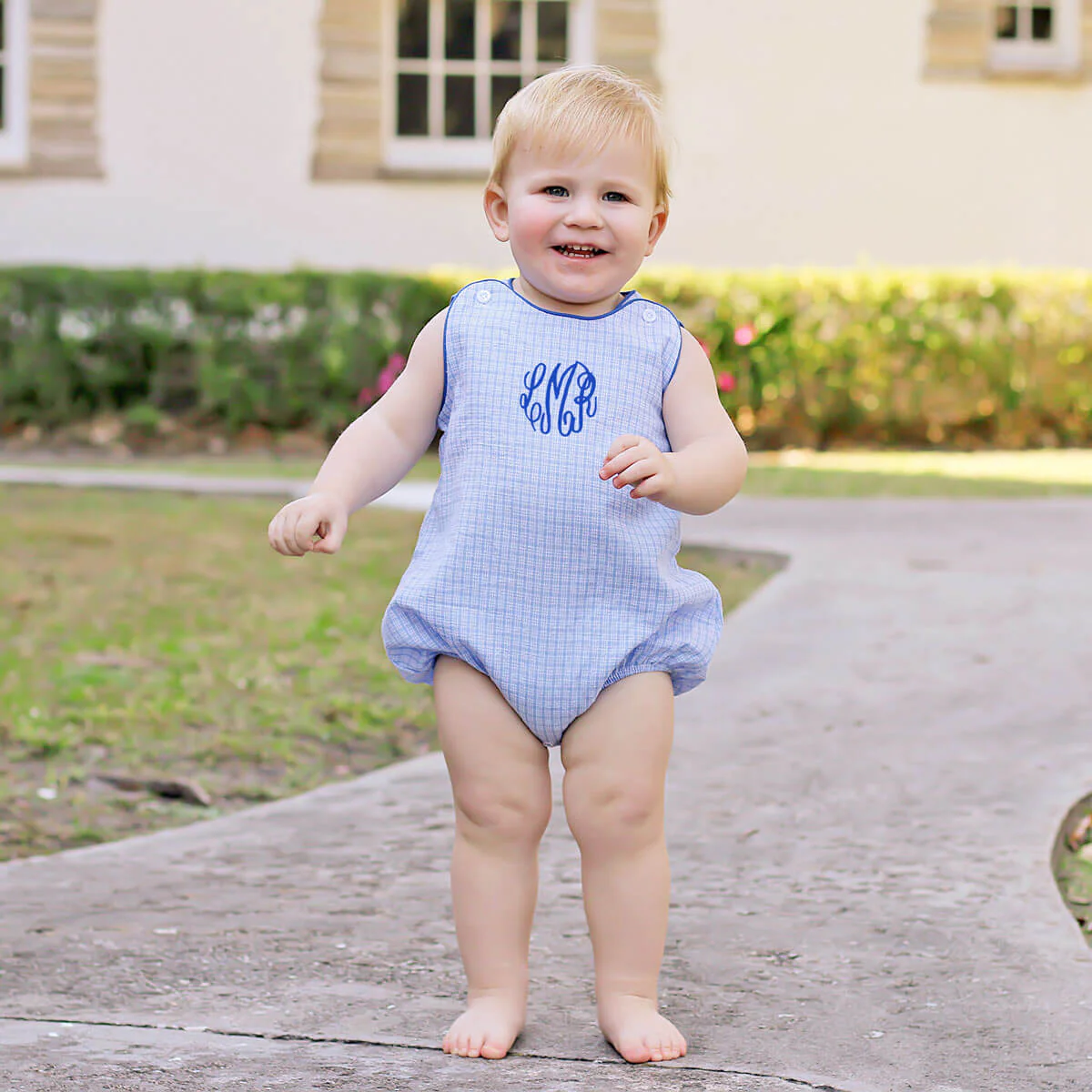 Camden Plaid Blue Sun Bubble