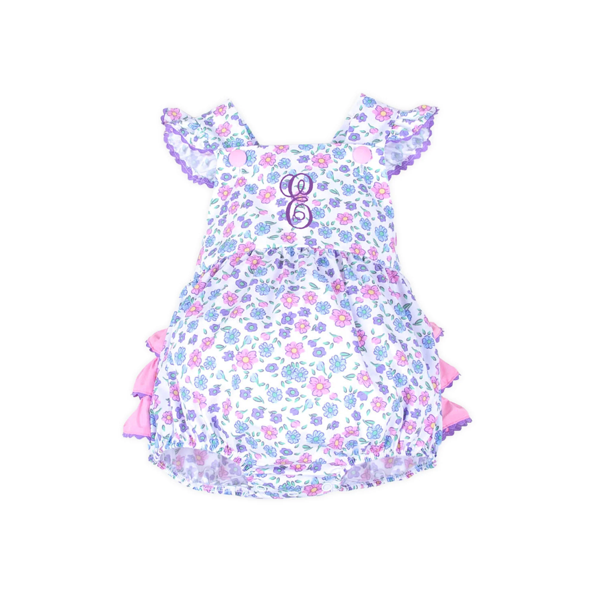 Springtime Floral Ruffle Bubble