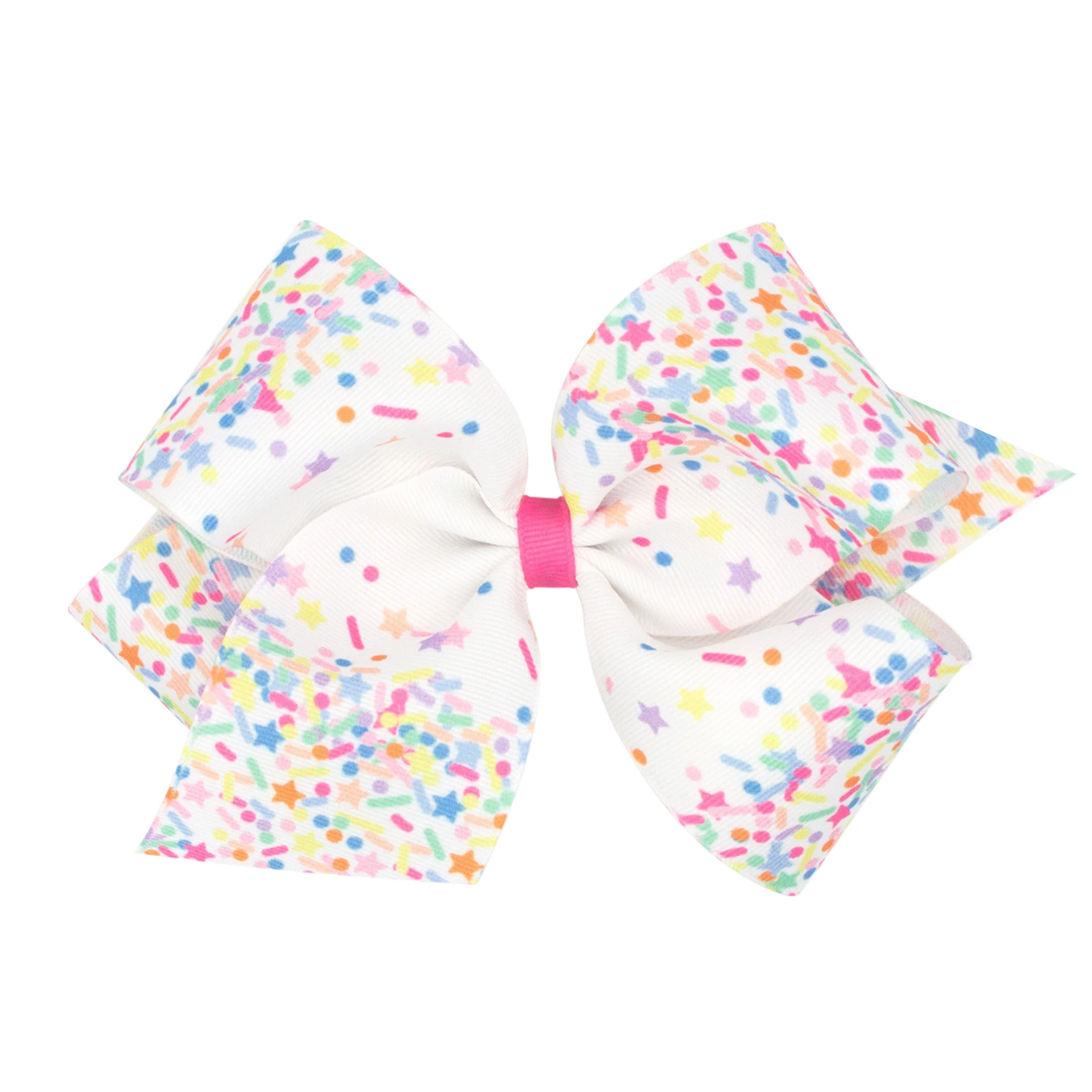 Star Confetti Grosgrain Bow