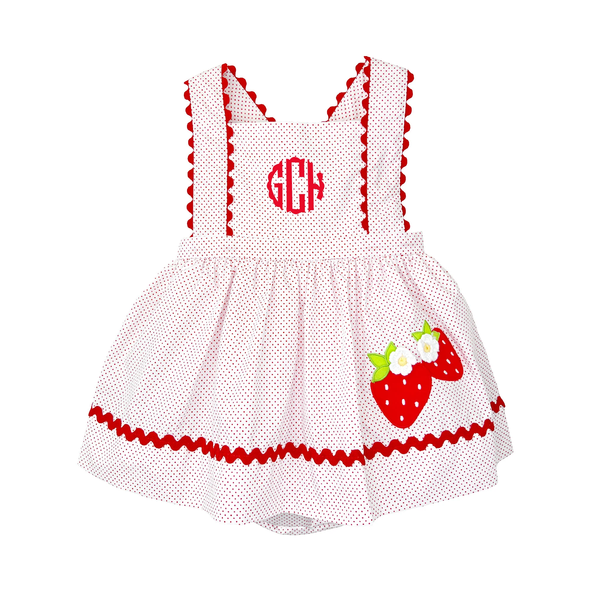 Strawberry Red Polka Dot Sun Bubble