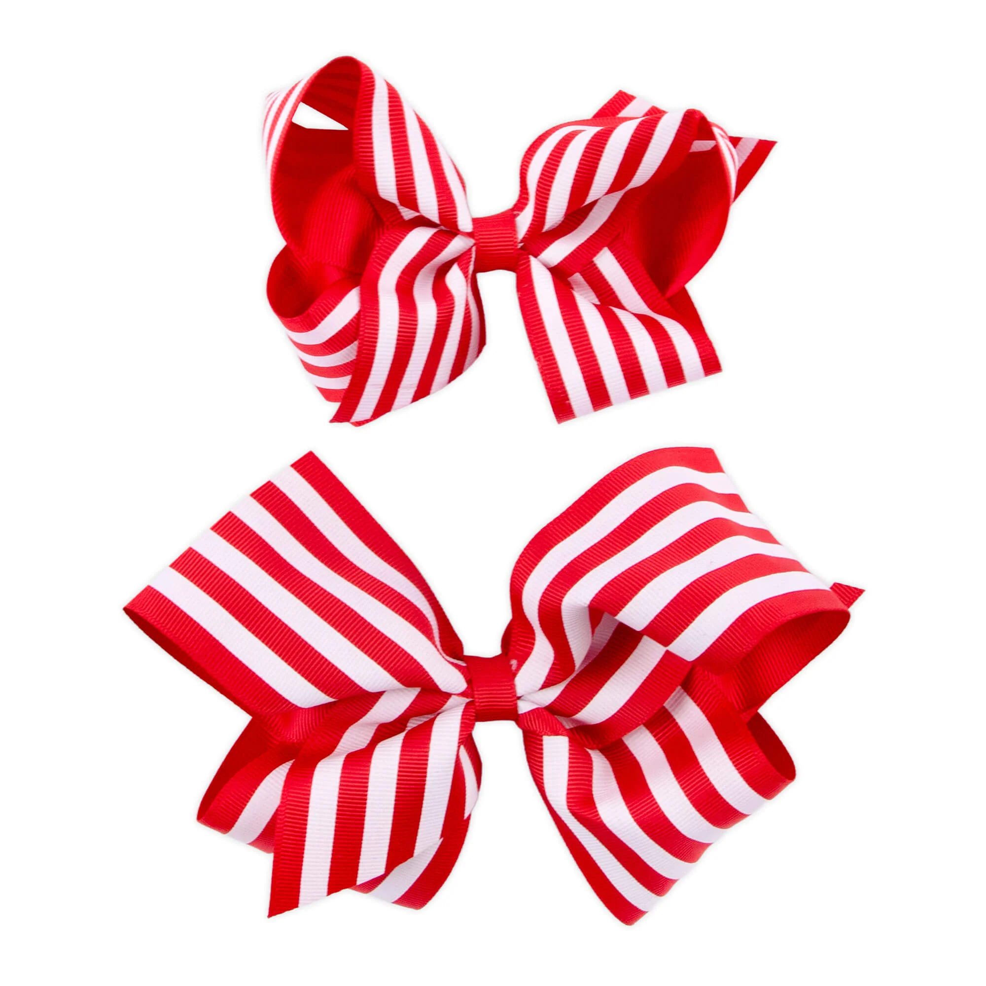 Stripe Grosgrain Hair Bow - Image 2