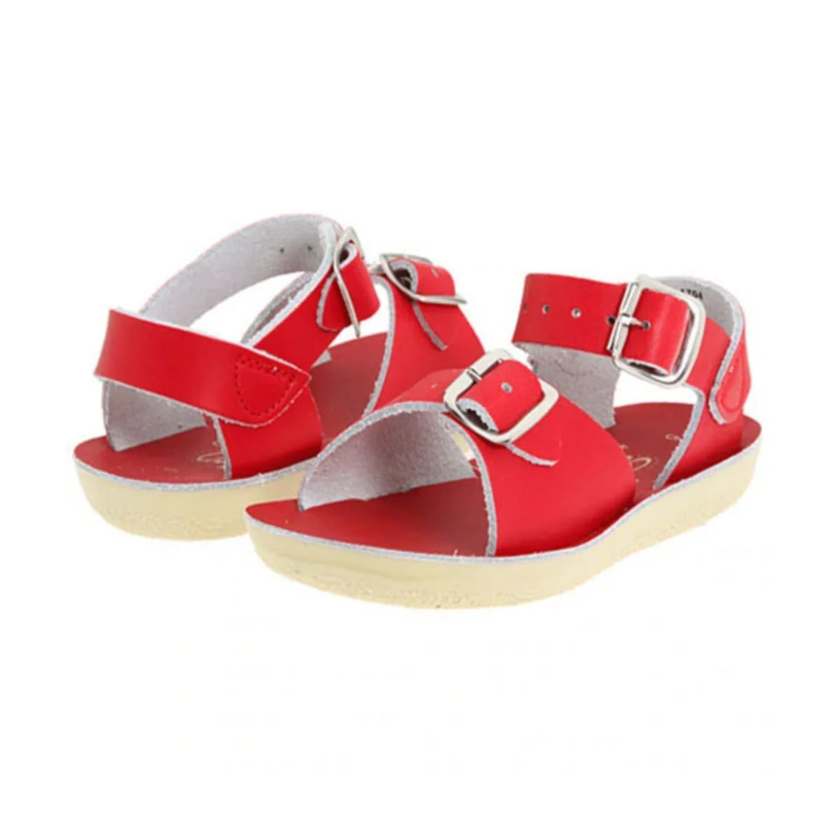 Kids Saltwater Surfer Sandals Red - Image 2