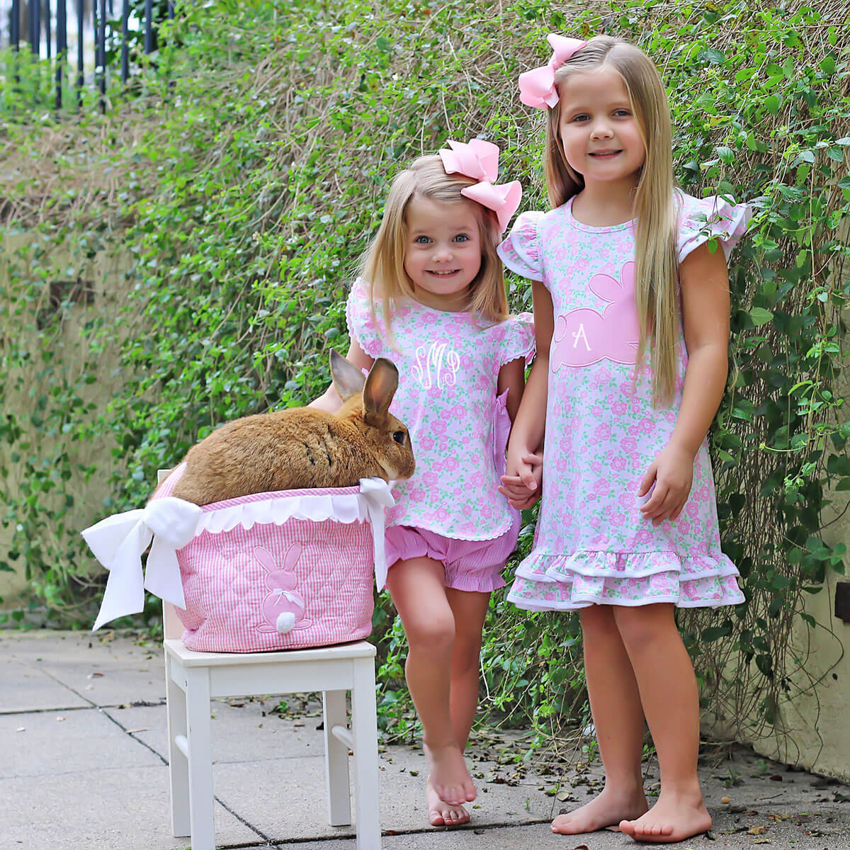 Sweet Floral Pink Layla Bloomer Set - Image 5
