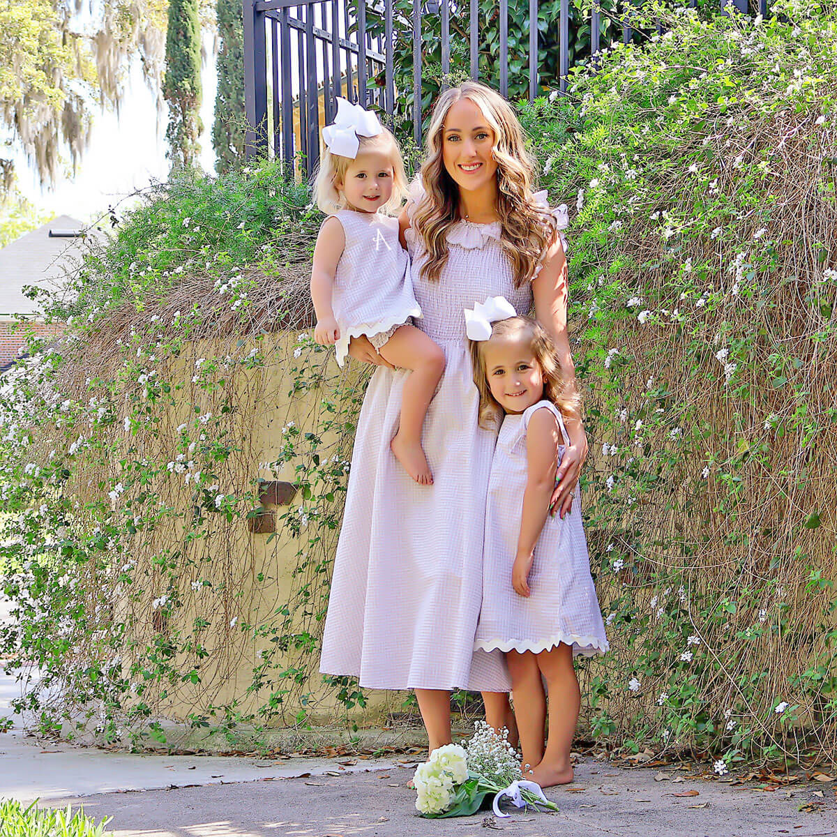 Tan Gingham Sadie Bloomer Set - Image 7