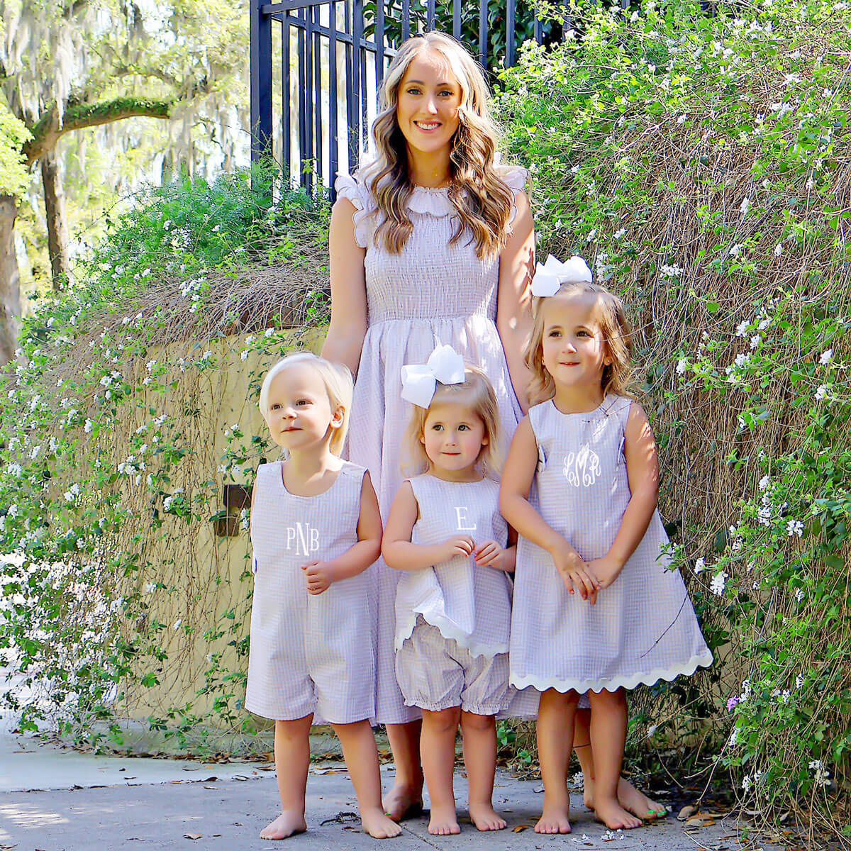 Tan Gingham Sadie Bloomer Set - Image 9