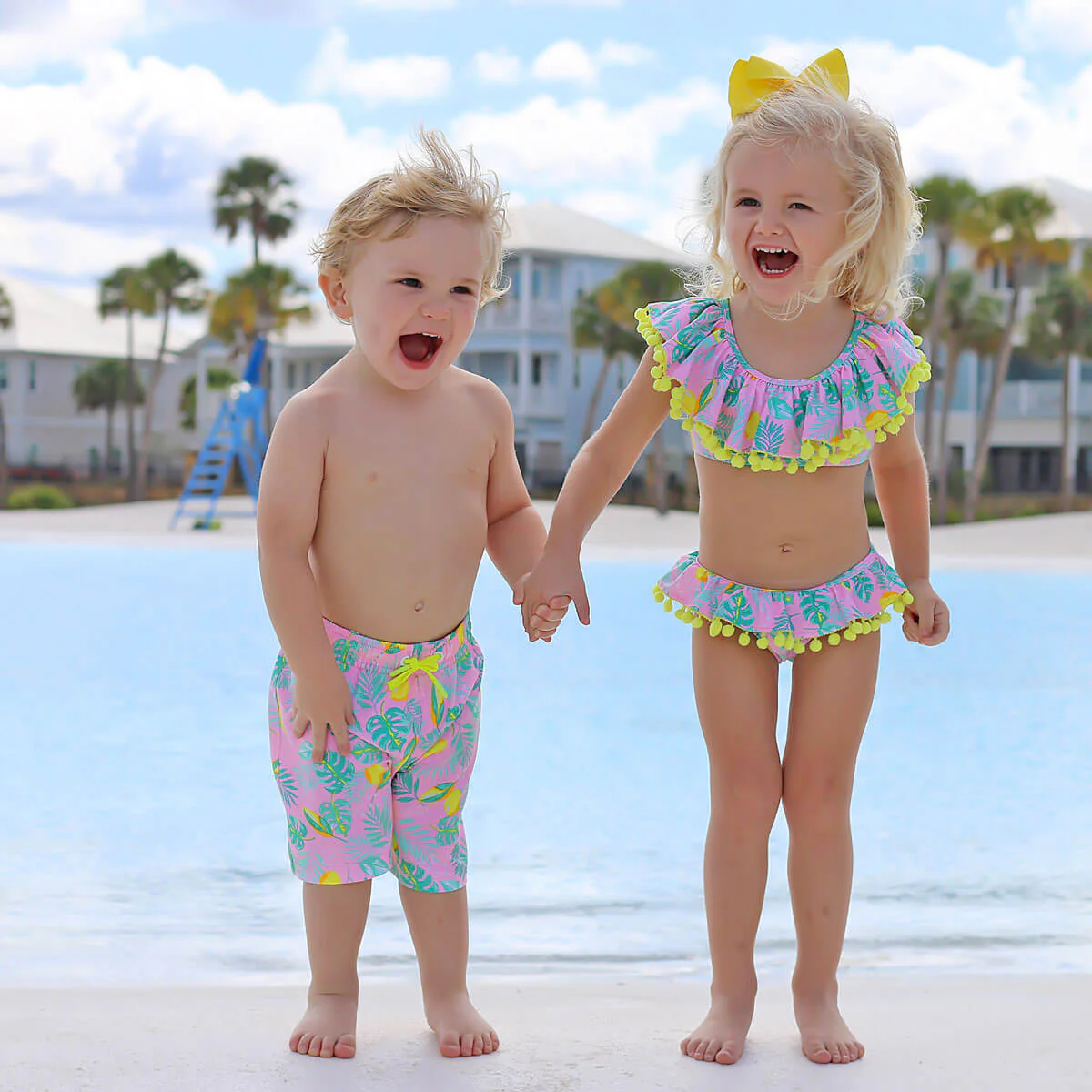 Pacific Palm Two Piece Swimsuit - Image 6