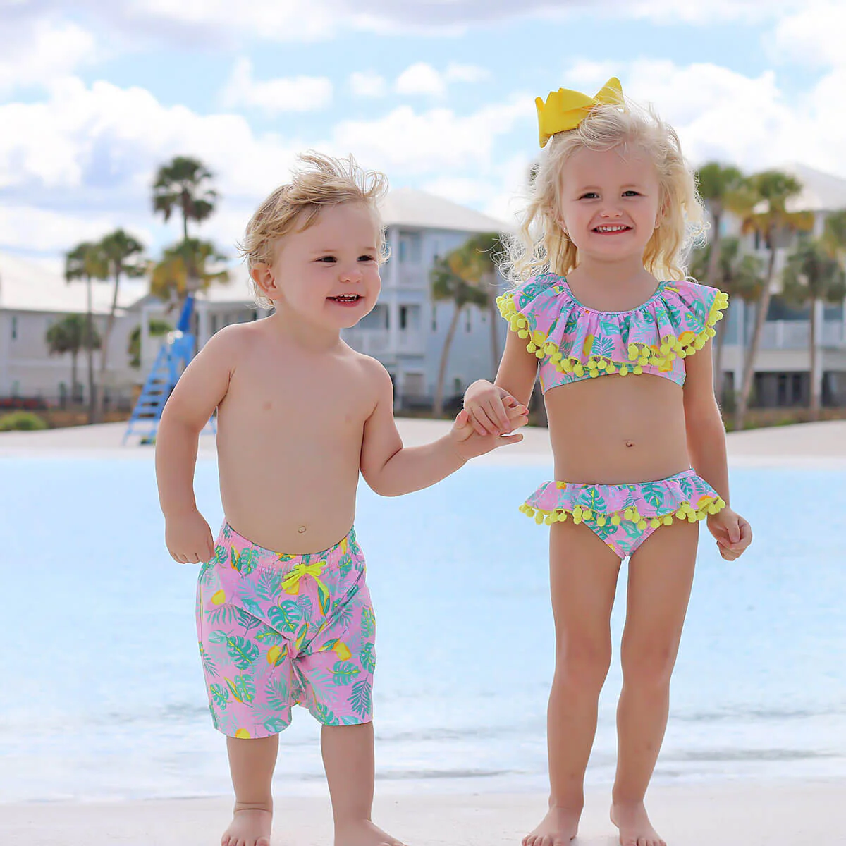 Pacific Palm Two Piece Swimsuit - Image 7