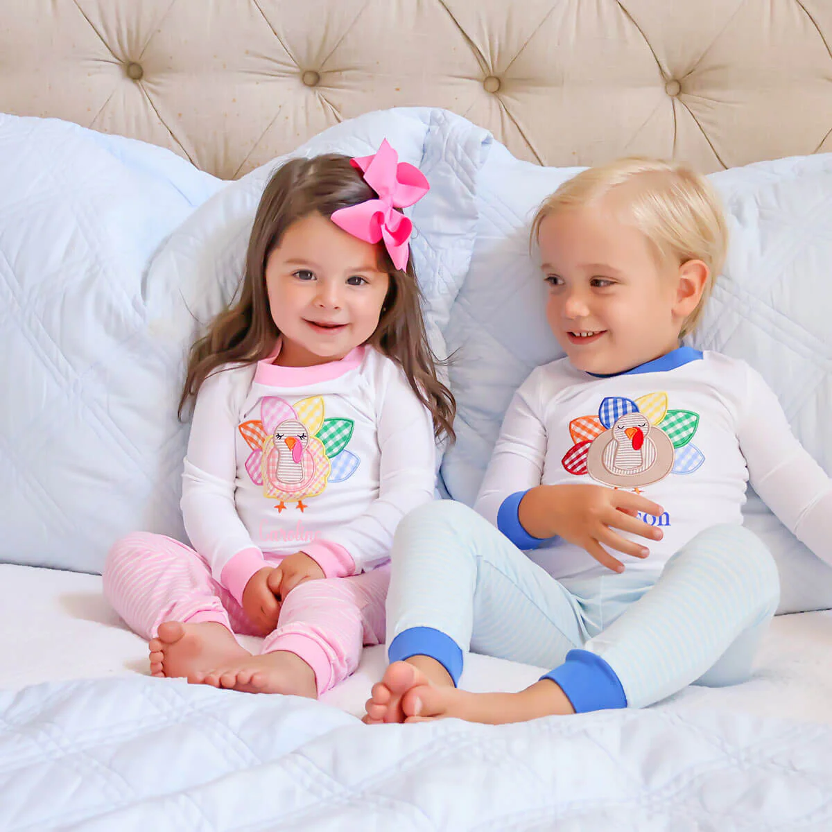 Turkey Pink Stripe Pajamas - Image 3
