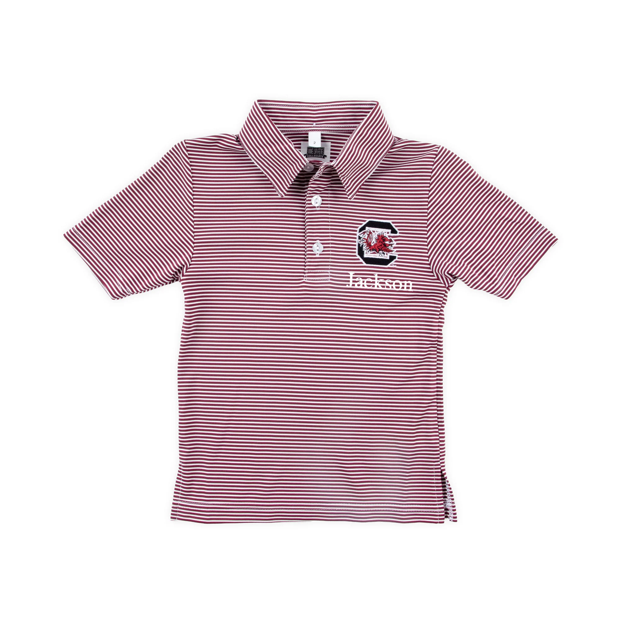 South Carolina Embroidered Maroon Performance Polo - Image 2
