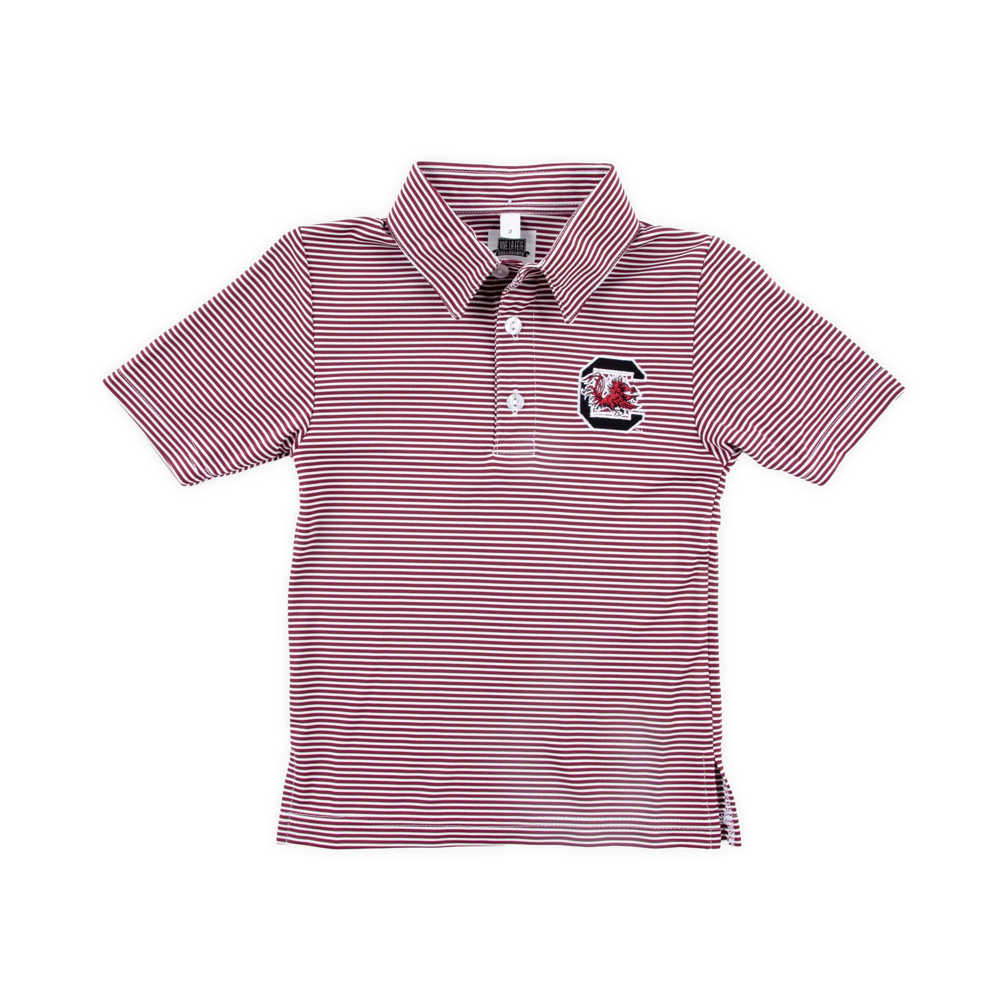 South Carolina Embroidered Maroon Performance Polo - Image 3