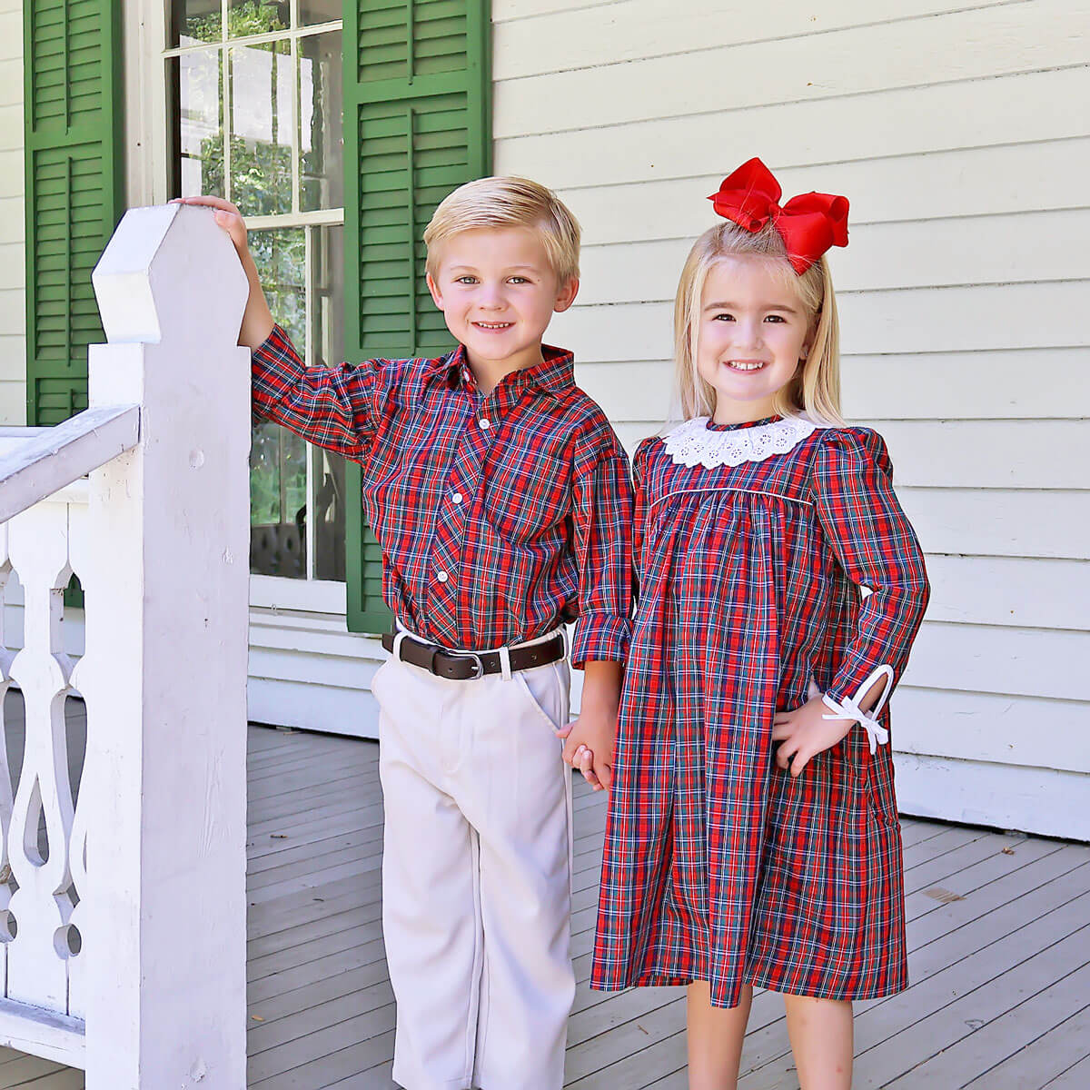 Christmas Eve Plaid Virginia Dress - Image 4