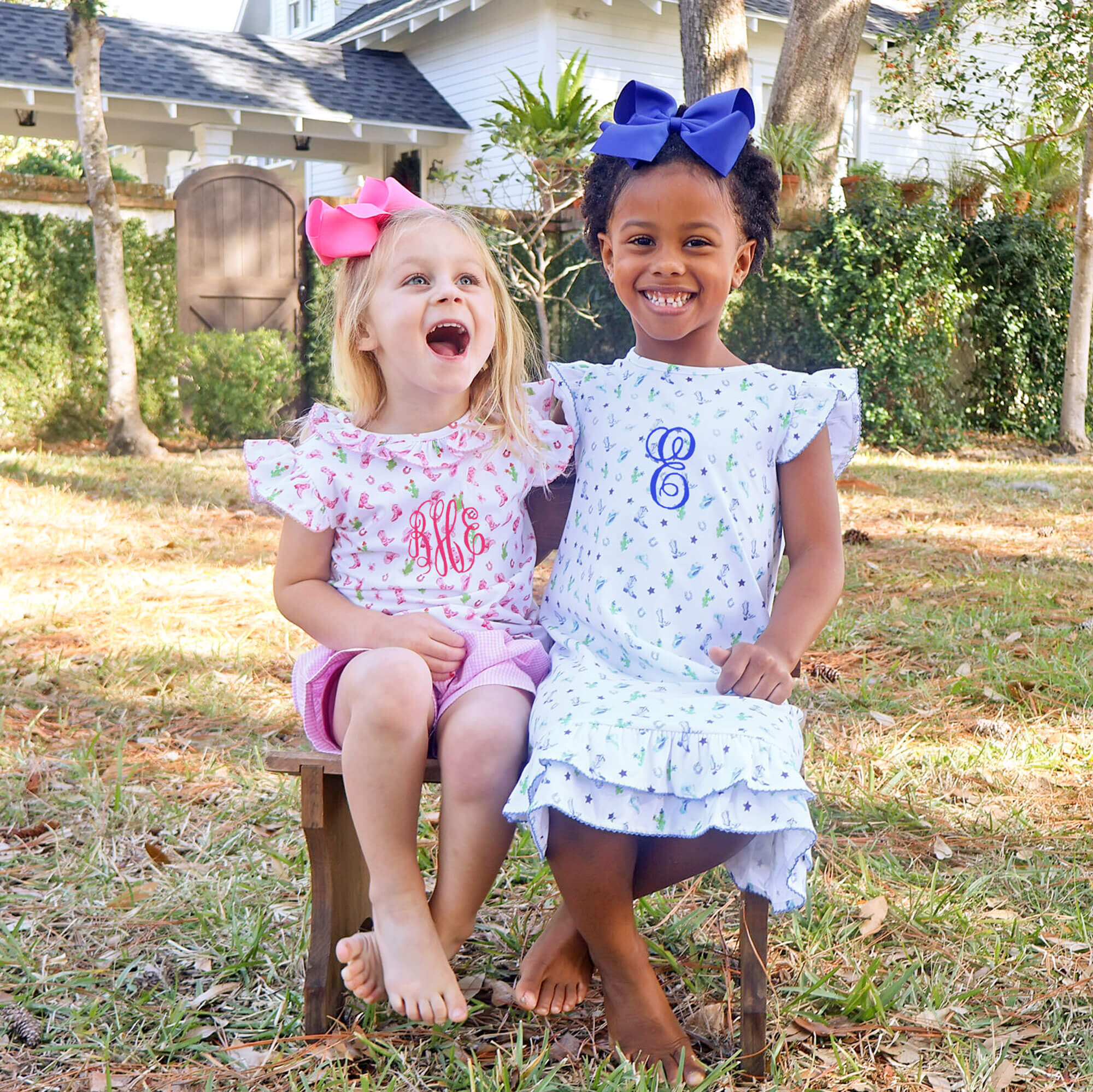 Western Cowboy Blue Adalyn Dress - Image 3