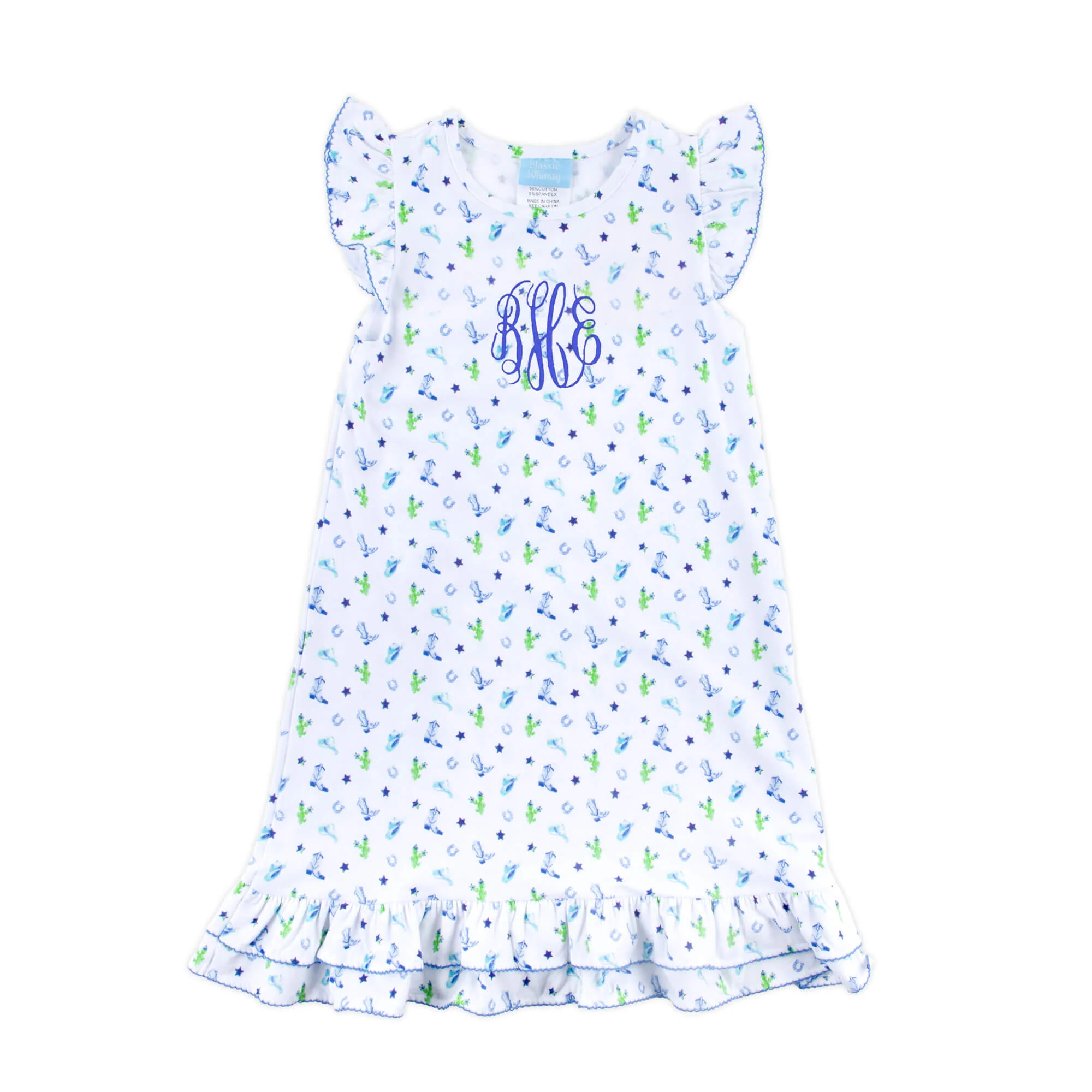 Western Cowboy Blue Adalyn Dress - Image 4