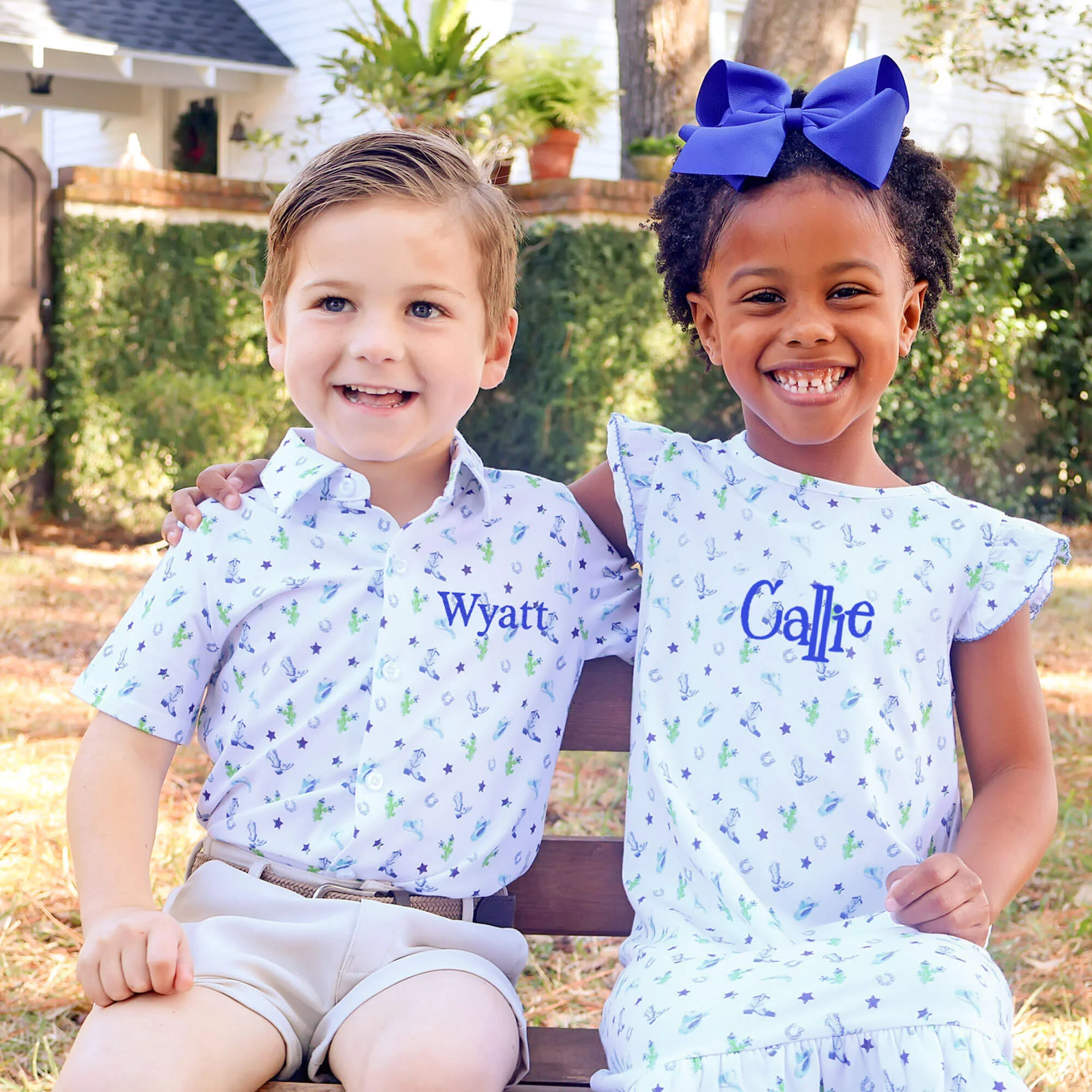 Western Cowboy Blue Adalyn Dress - Image 5