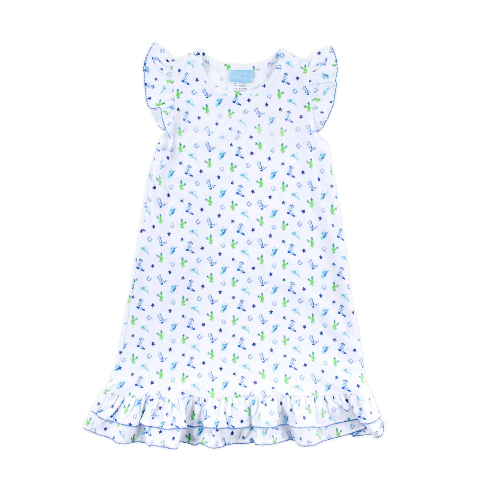Western Cowboy Blue Adalyn Dress - Image 6
