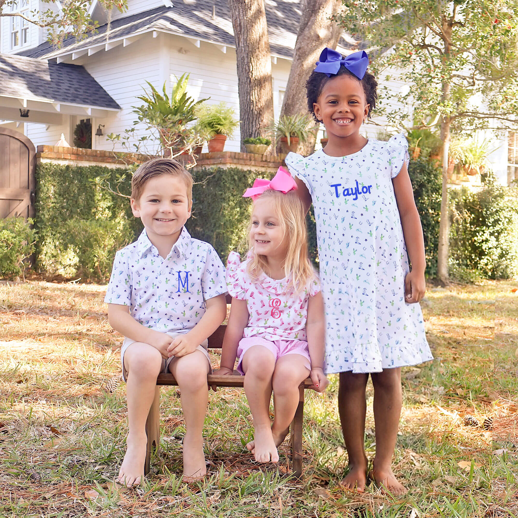 Western Cowboy Blue Adalyn Dress - Image 7