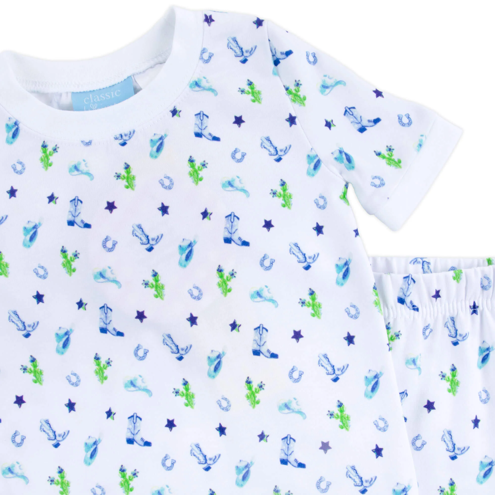 Western Cowboy Blue Pajamas - Image 2