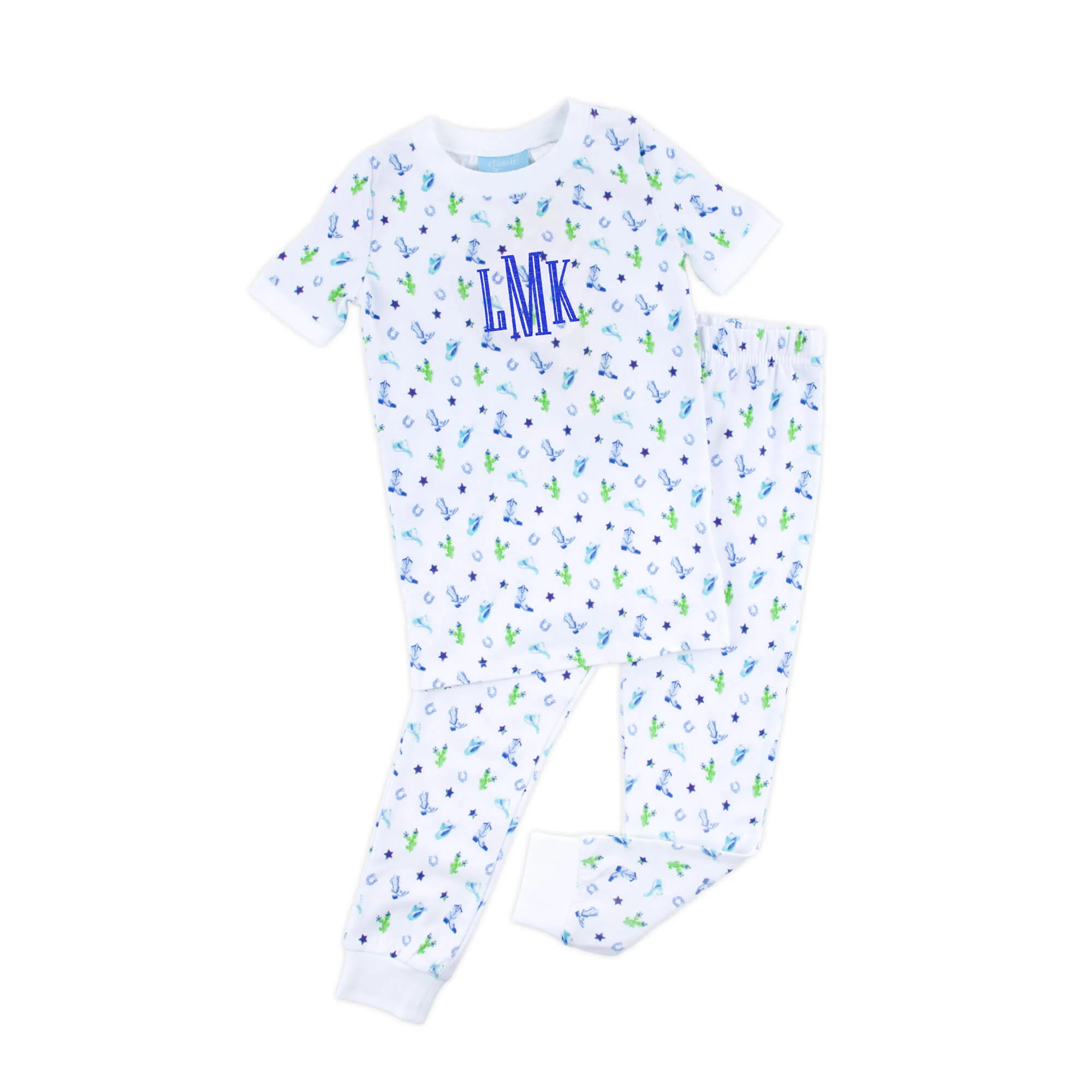Western Cowboy Blue Pajamas - Image 3