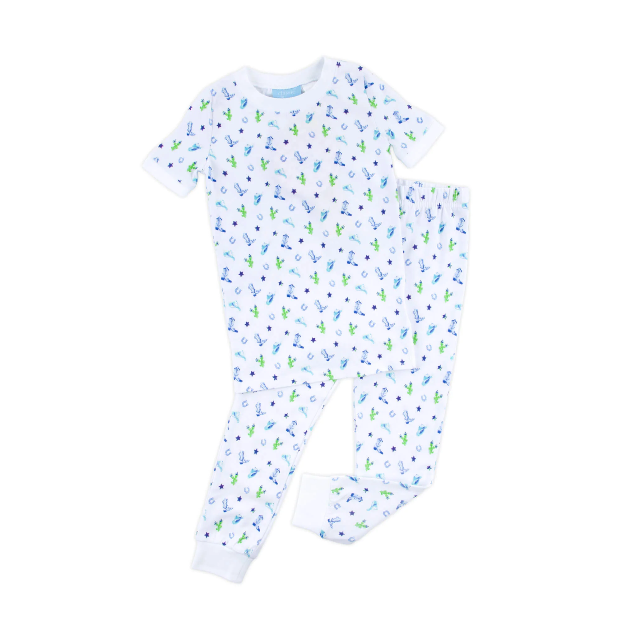 Western Cowboy Blue Pajamas - Image 5