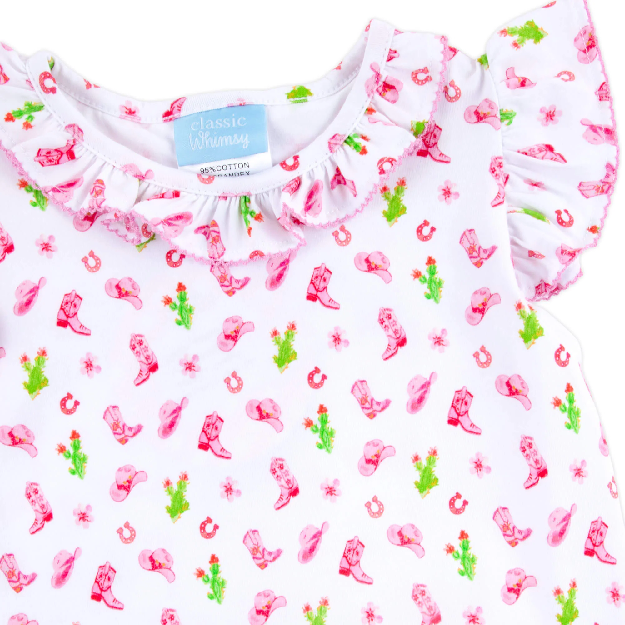 Western Cowboy Pink Adalyn Short Set - Image 2