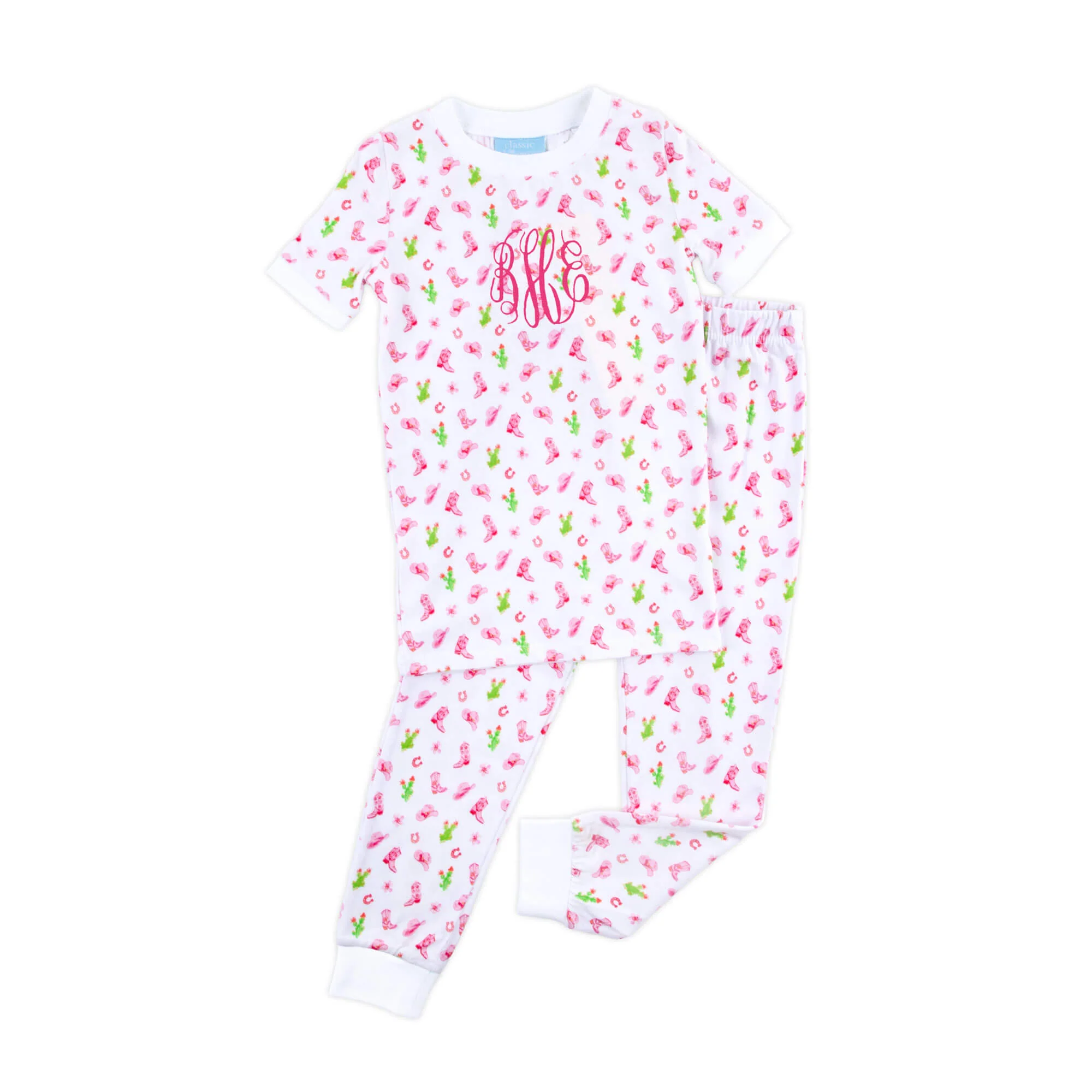 Western Cowboy Pink Pajamas - Image 3