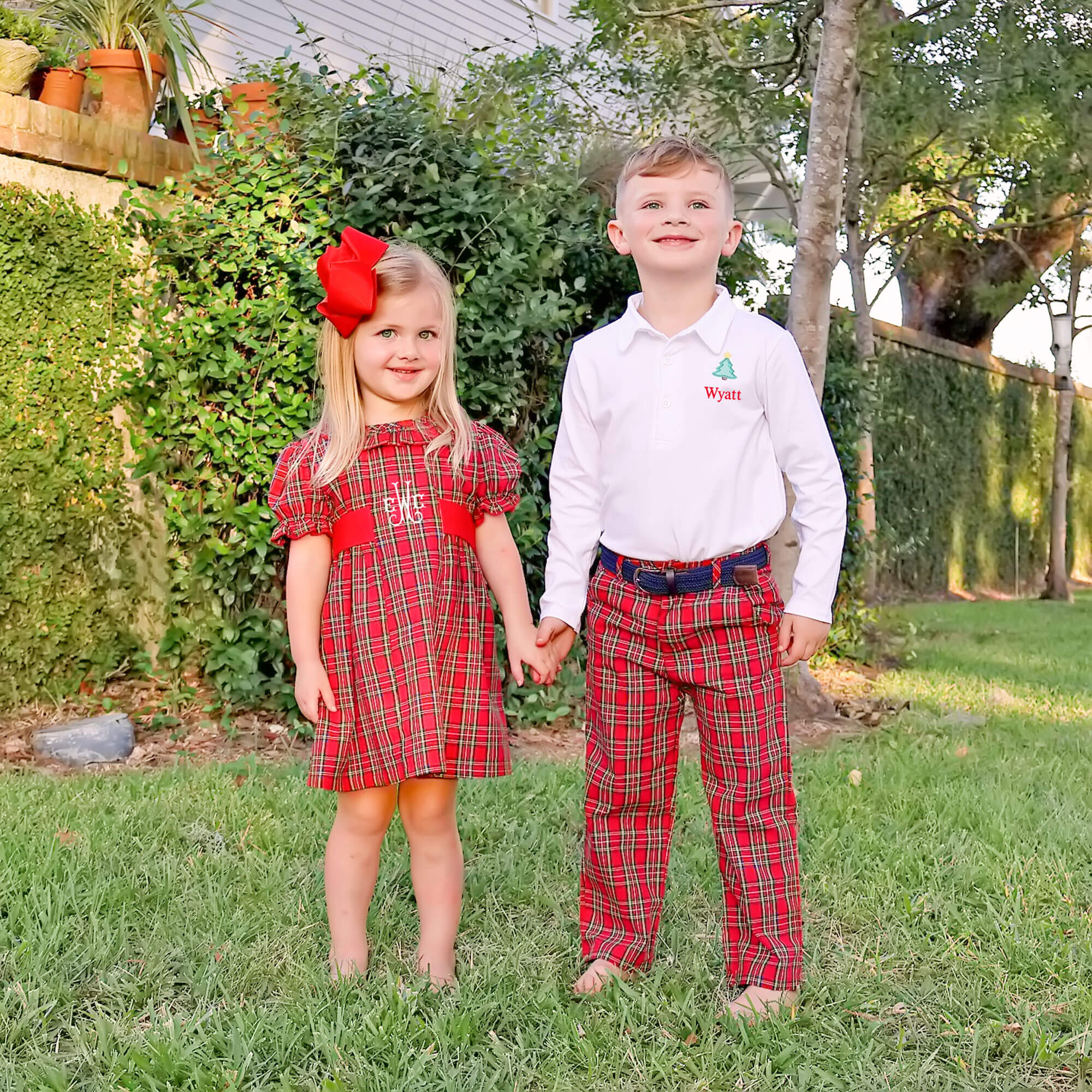 Westmount Plaid Red Standard Pants - Image 3