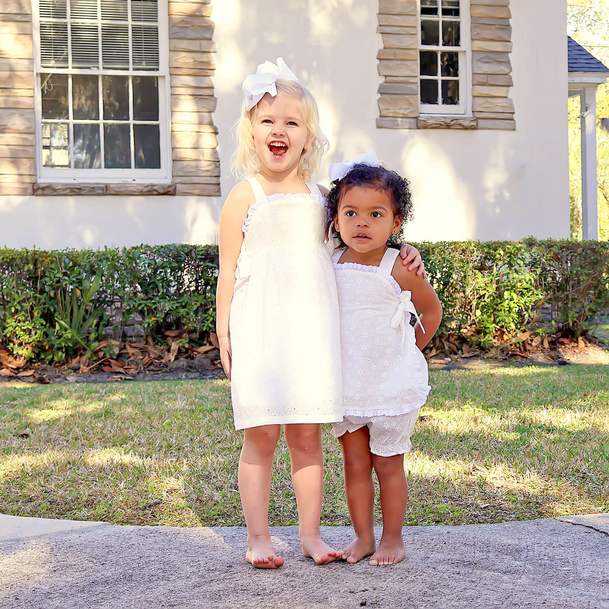 White Eyelet Lydia Dress - Image 4