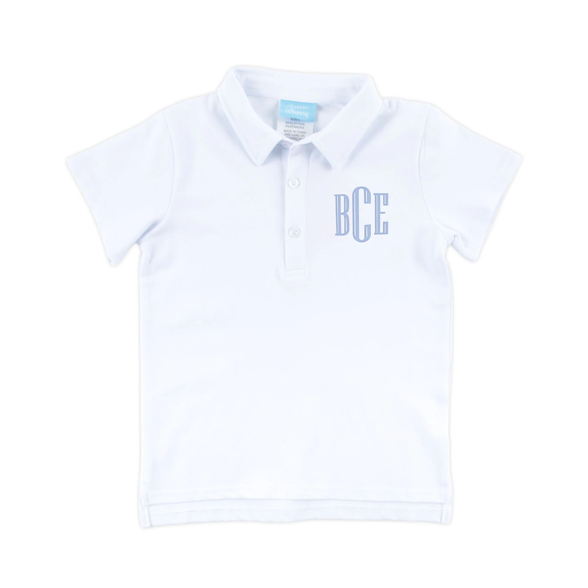 Solid Pique Polo Shirt White